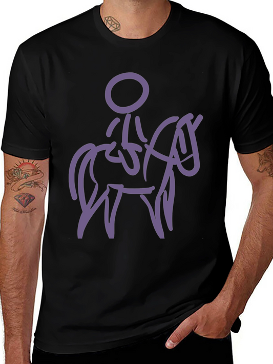 Equestrian Stick Figure Tee