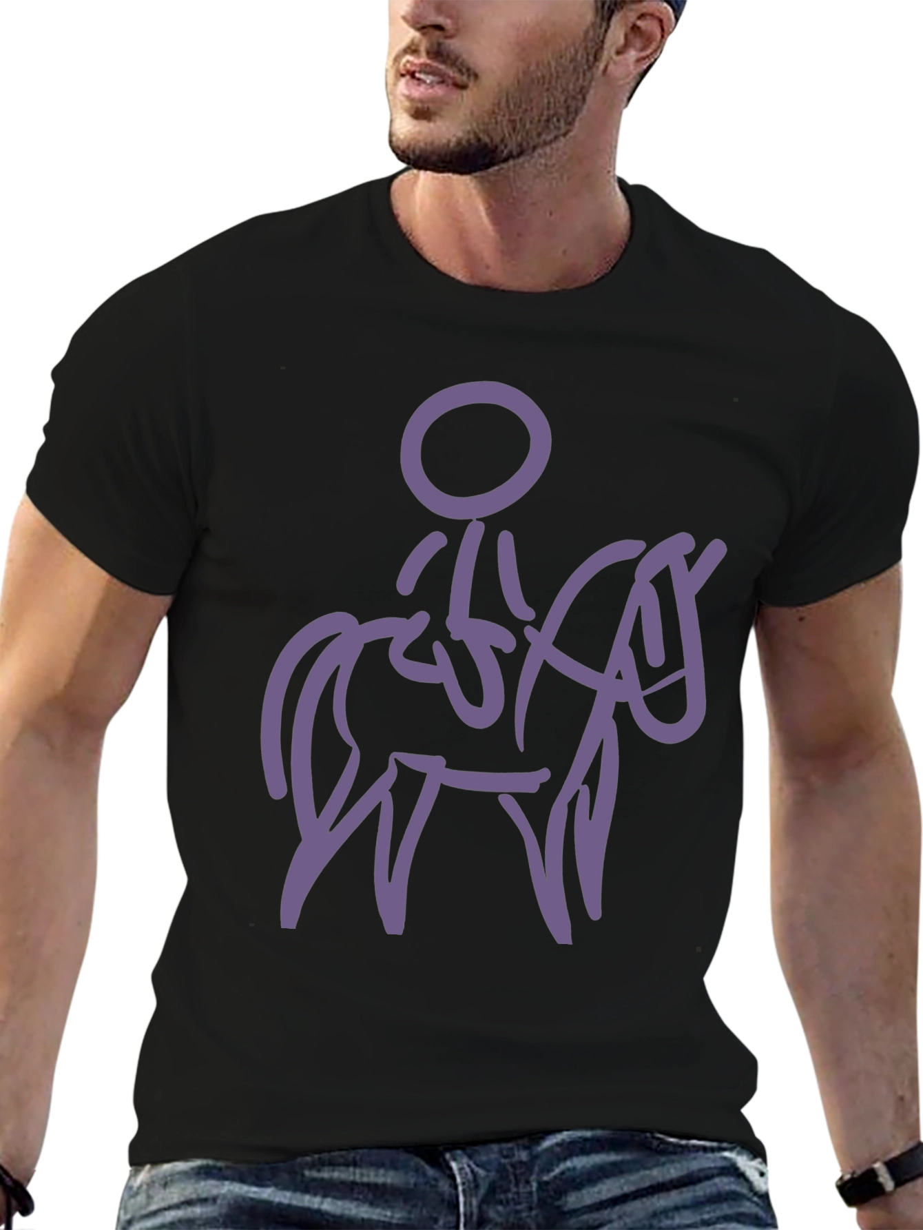 Equestrian Stick Figure Tee