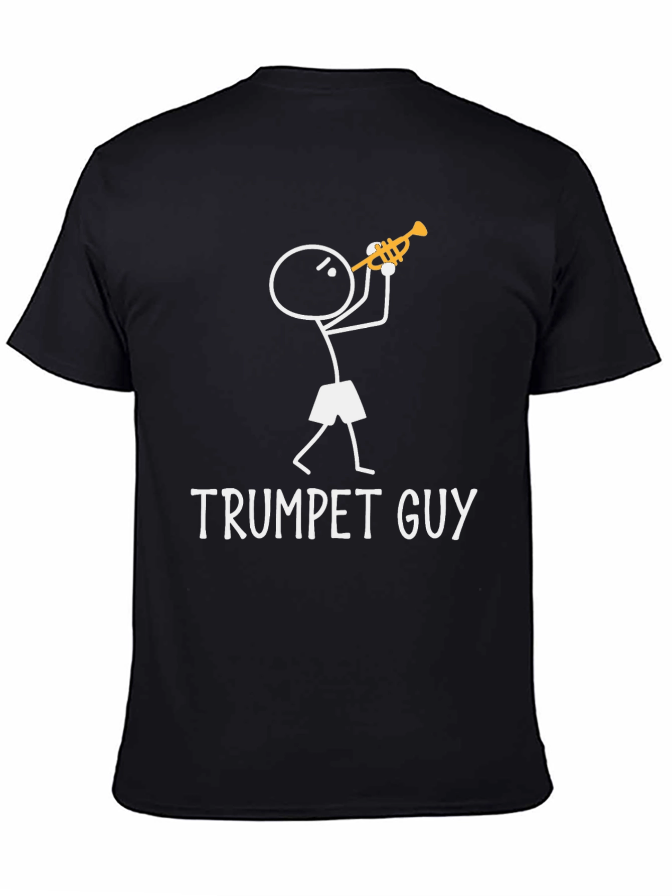 Trumpet Guy Graphic Tee - Funny Musician Shirt