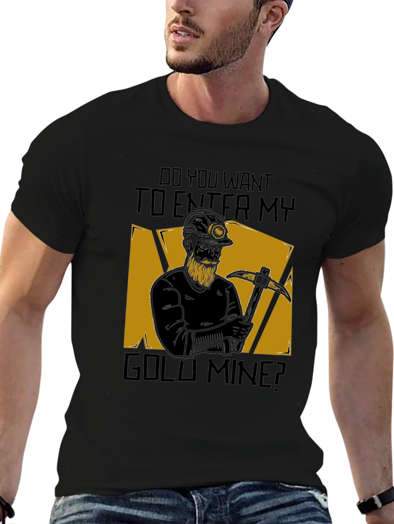 Enter My Gold Mine Graphic T-Shirt