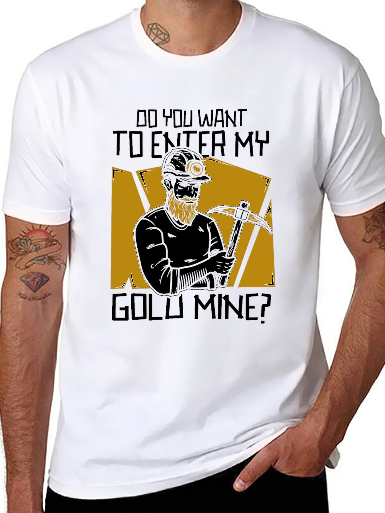 Enter My Gold Mine Graphic T-Shirt