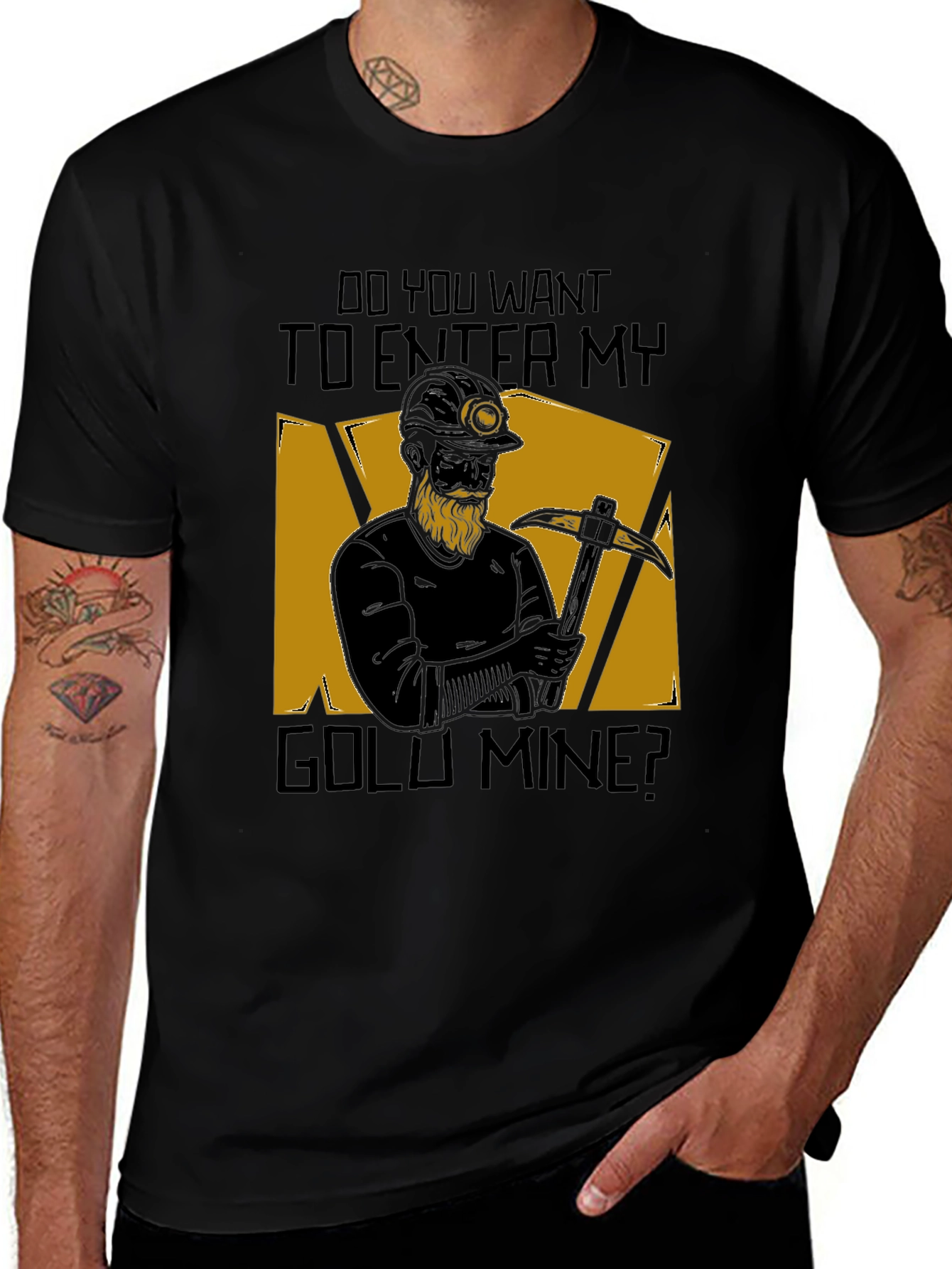 Enter My Gold Mine Graphic T-Shirt