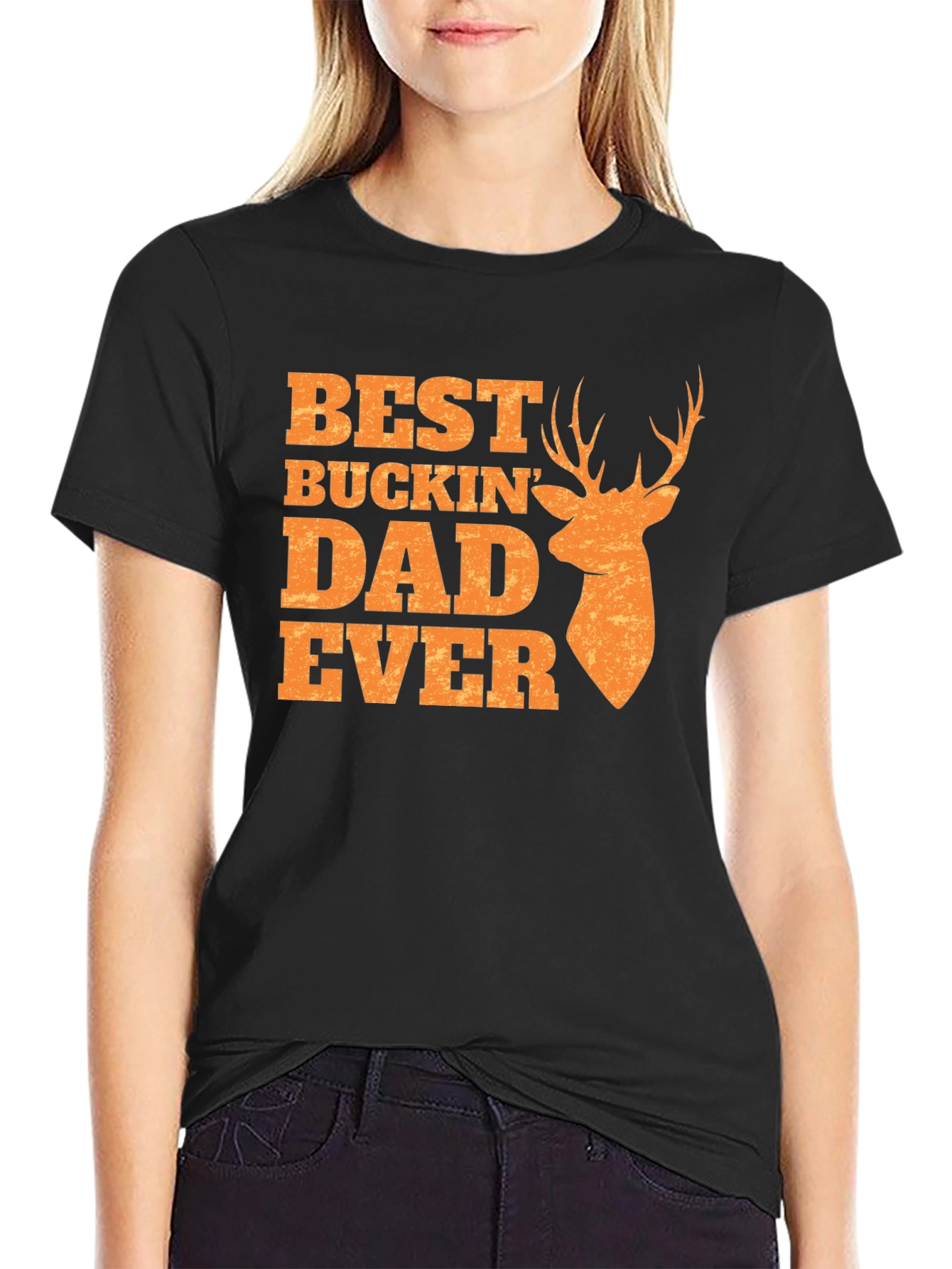 Best Buckin Dad Ever T-Shirt - Hunting Gift