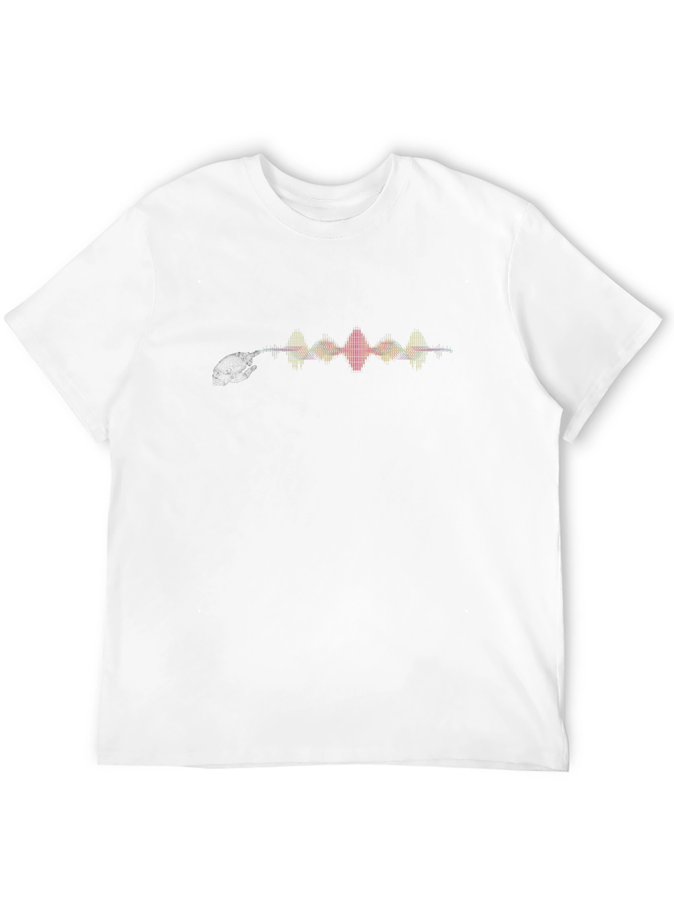 Soundwave Graphic Print Black T-Shirt