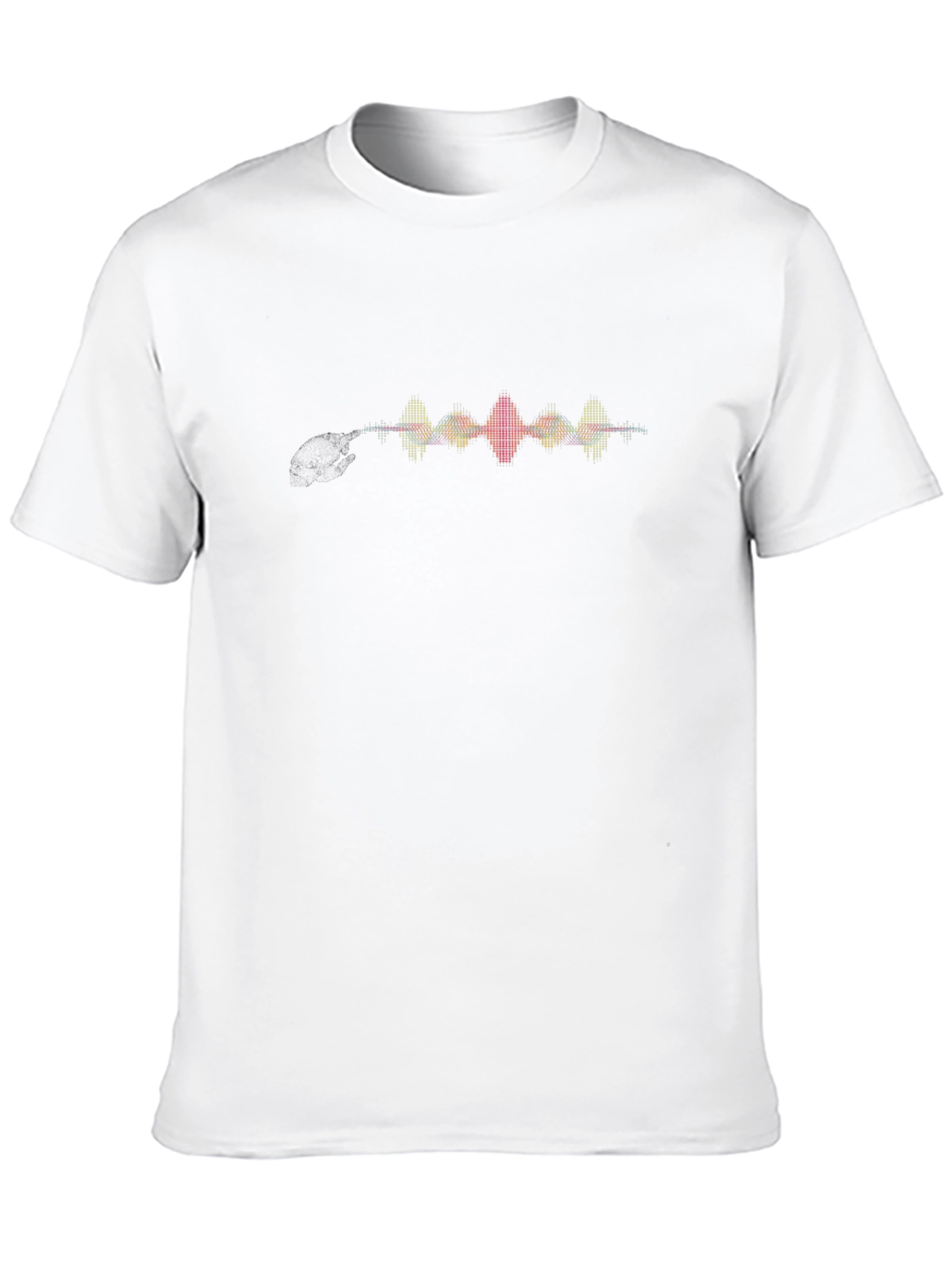 Soundwave Graphic Print Black T-Shirt