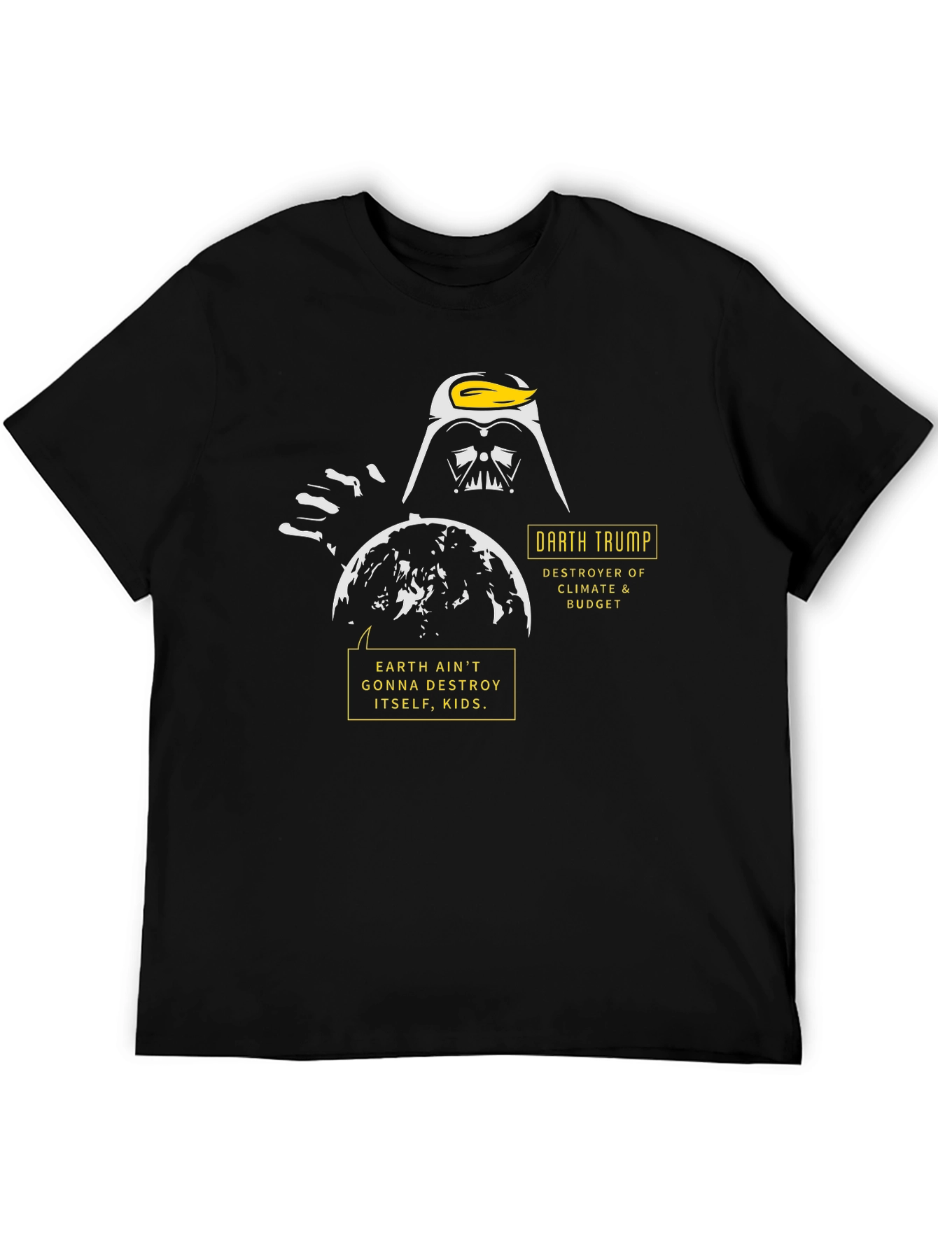 Darth Trump T-Shirt Political Climate Budget Humor Tee
