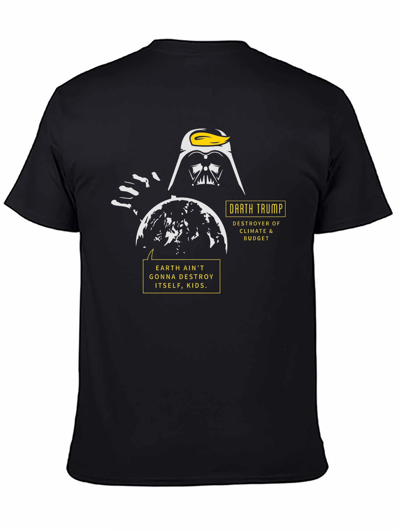 Darth Trump T-Shirt Political Climate Budget Humor Tee