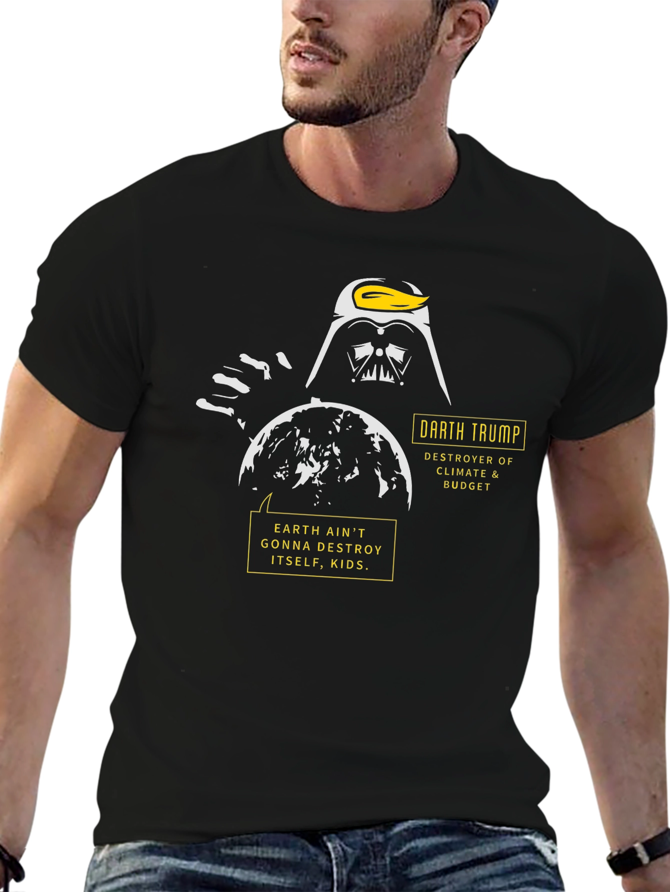Darth Trump T-Shirt Political Climate Budget Humor Tee