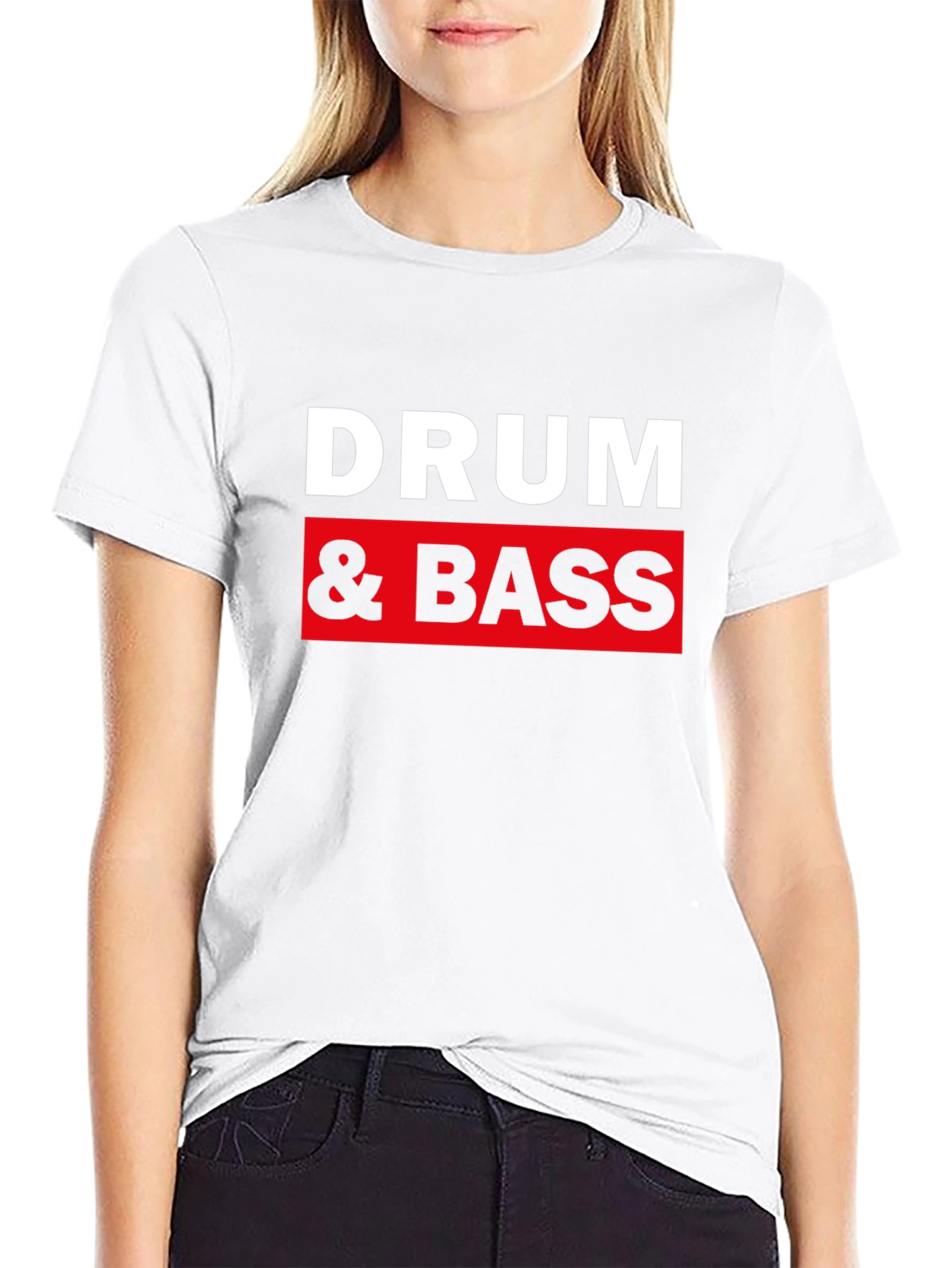 Drum & Bass Graphic T-Shirt - Black Cotton Tee