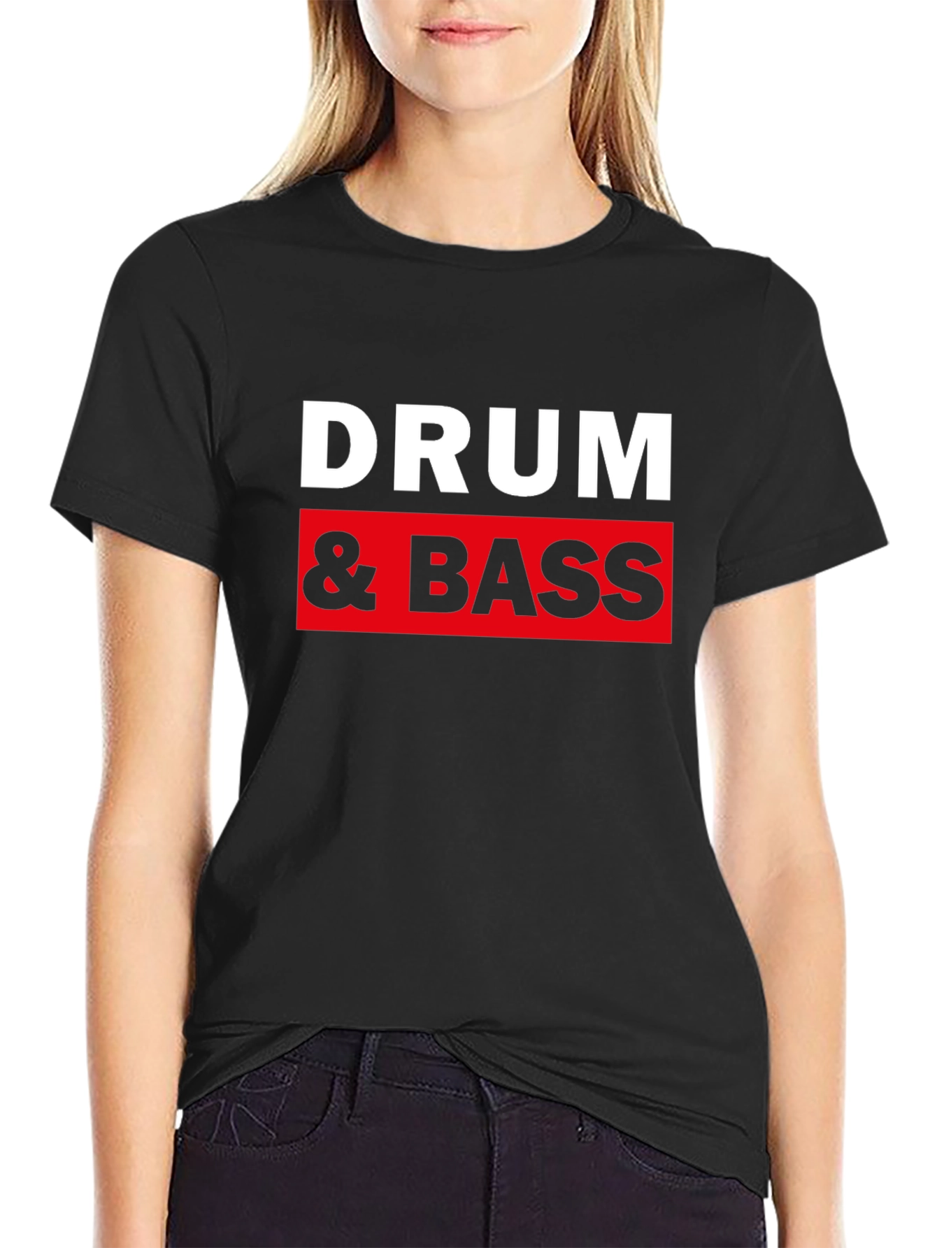 Drum & Bass Graphic T-Shirt - Black Cotton Tee