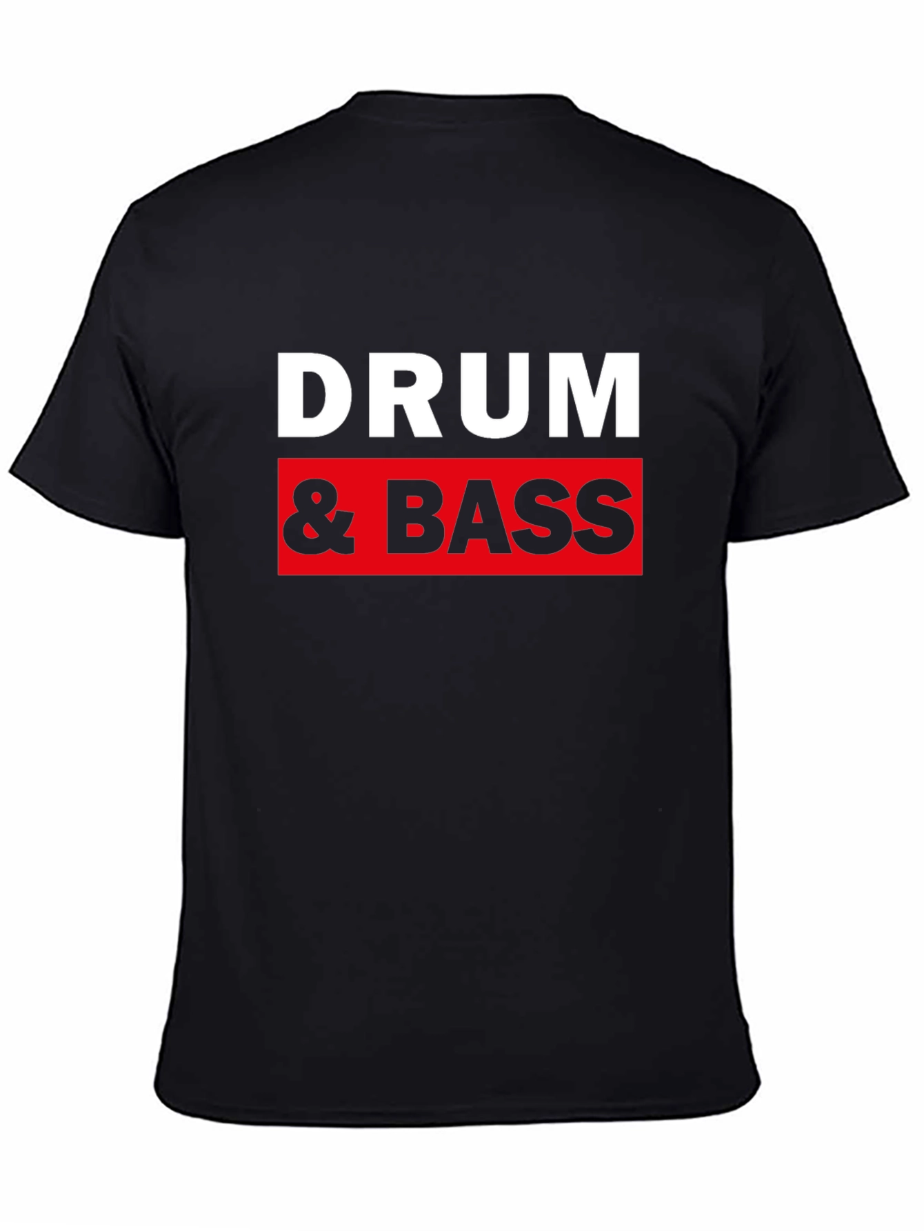 Drum & Bass Graphic T-Shirt - Black Cotton Tee