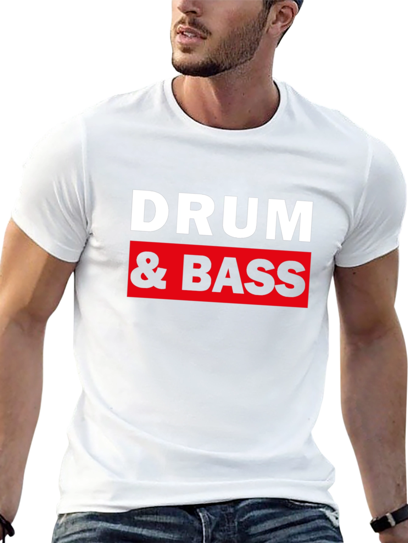 Drum & Bass Graphic T-Shirt - Black Cotton Tee