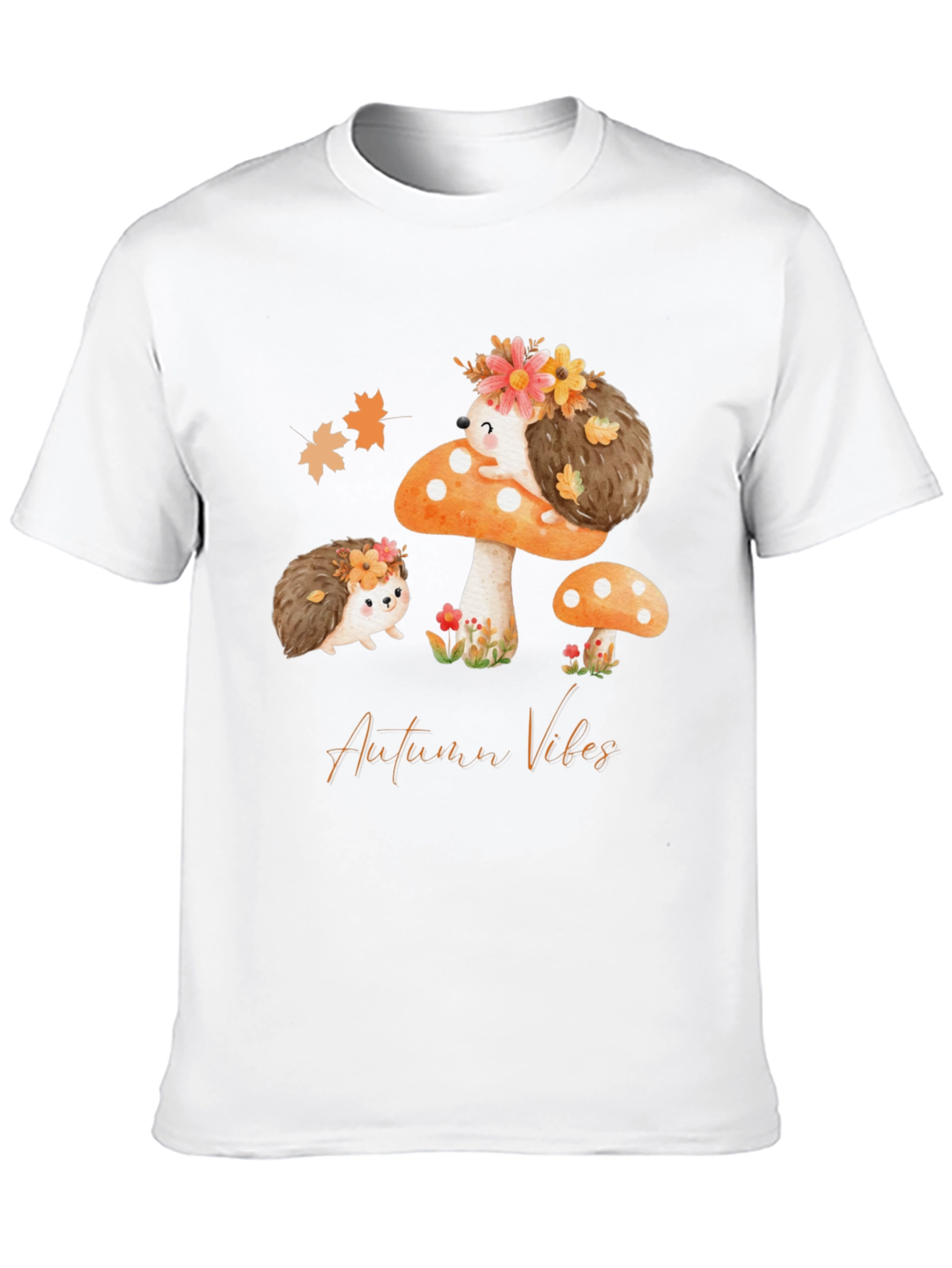 Autumn Vibes Hedgehog Graphic Tee