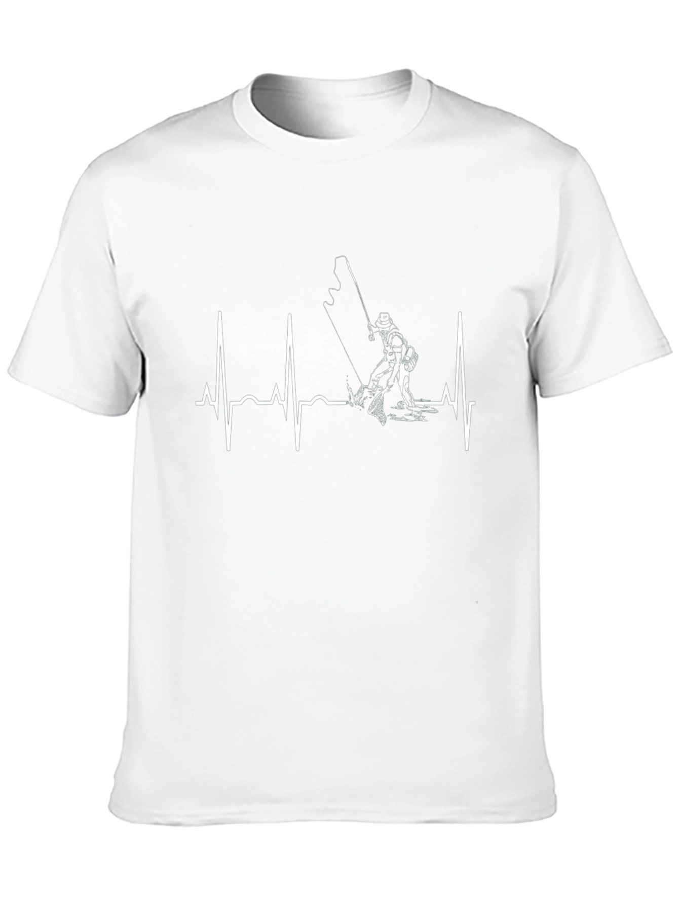 Fishing Heartbeat T-Shirt - Anglers Passion