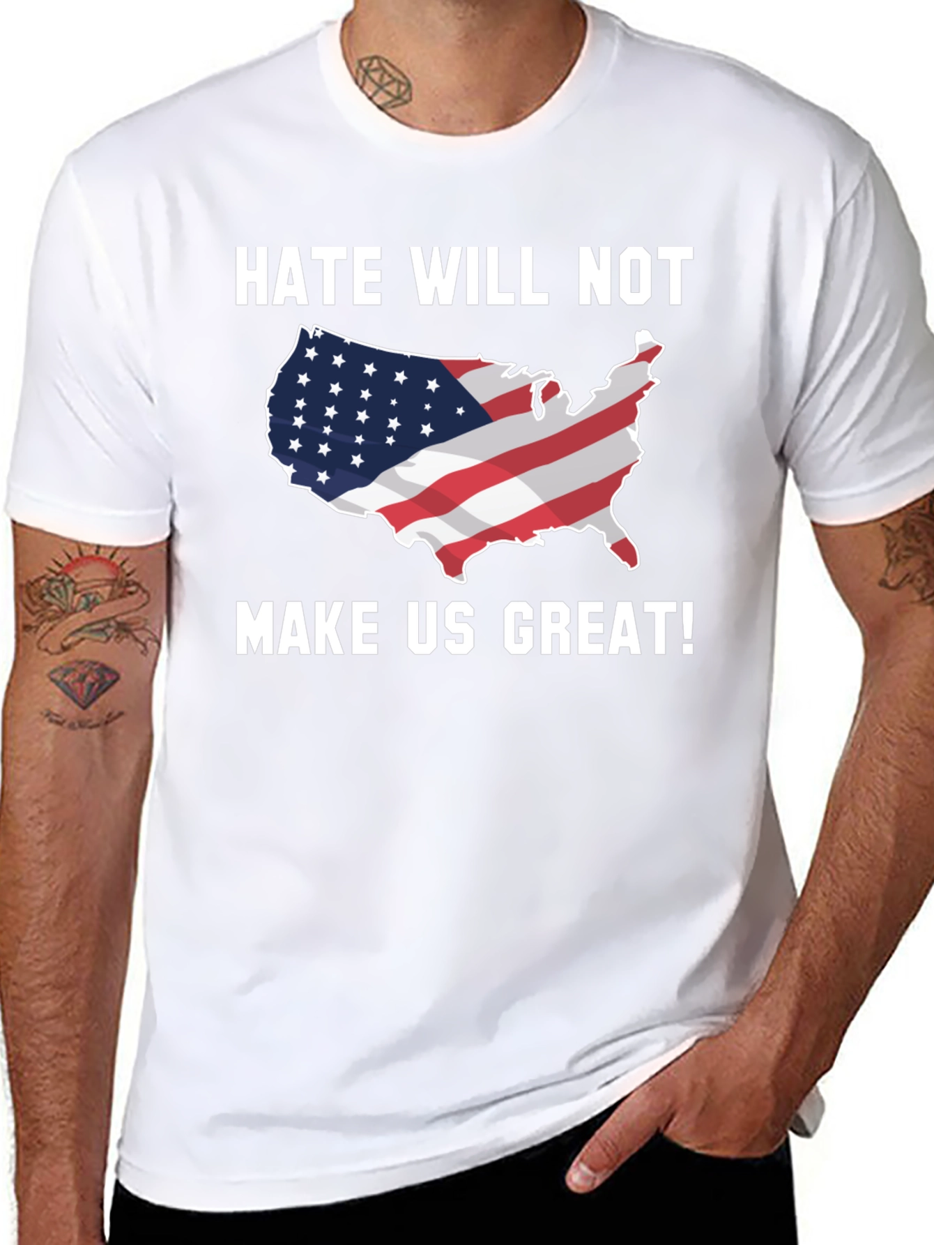 Hate Will Not Make Us Great T-Shirt