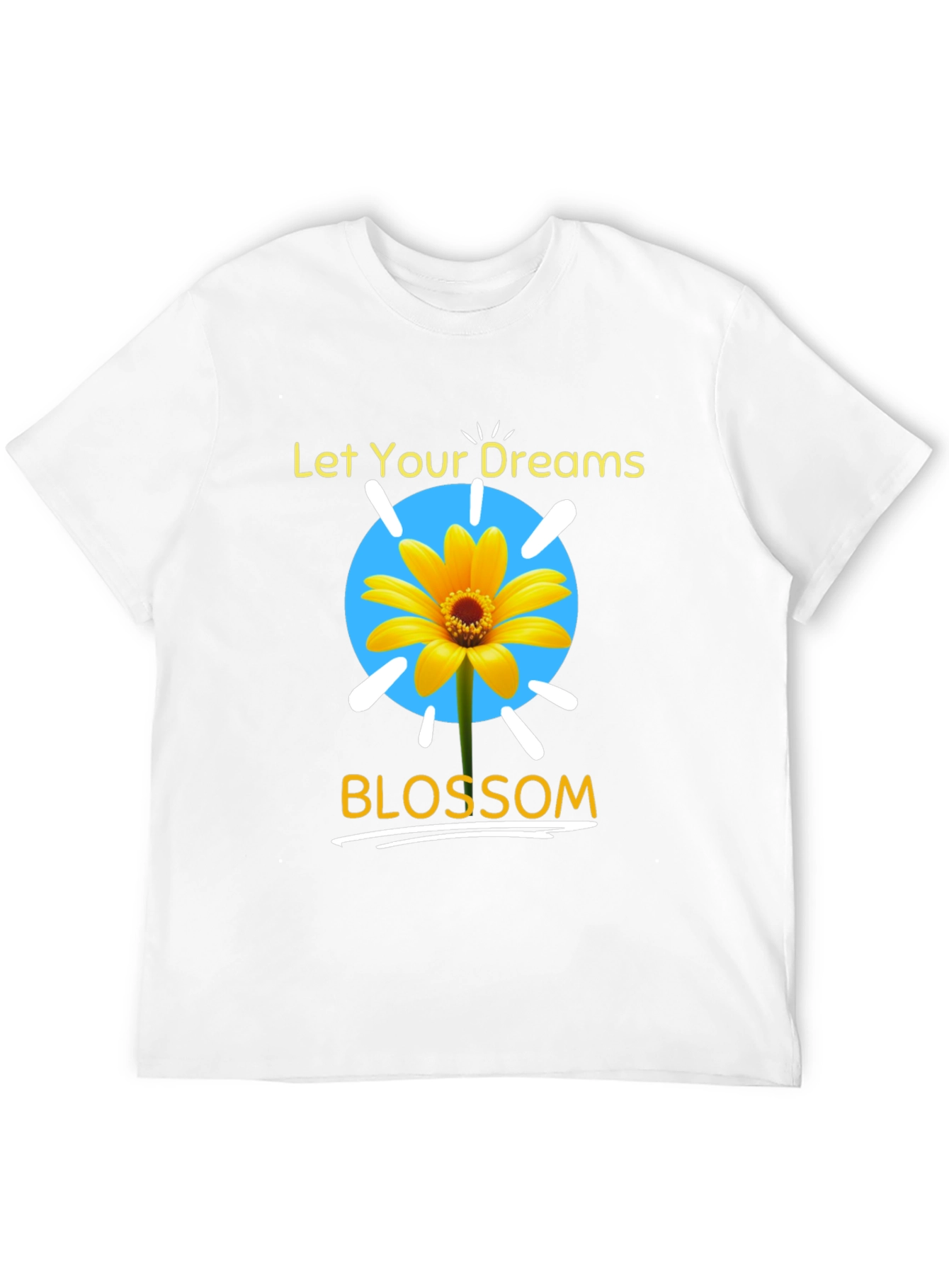 Dream Blossom Graphic Tee - Black Unisex T-Shirt