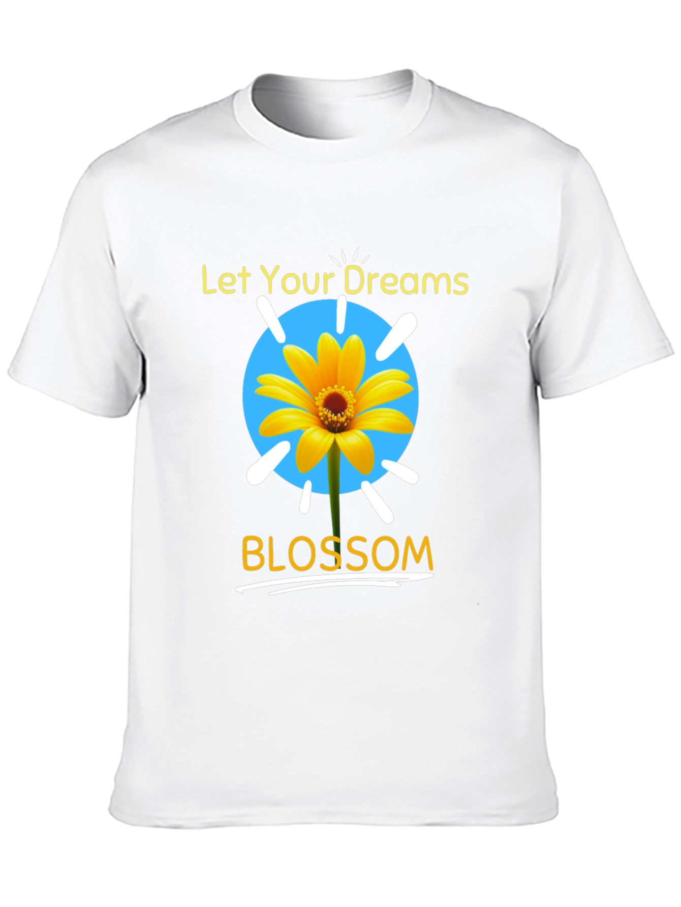 Dream Blossom Graphic Tee - Black Unisex T-Shirt