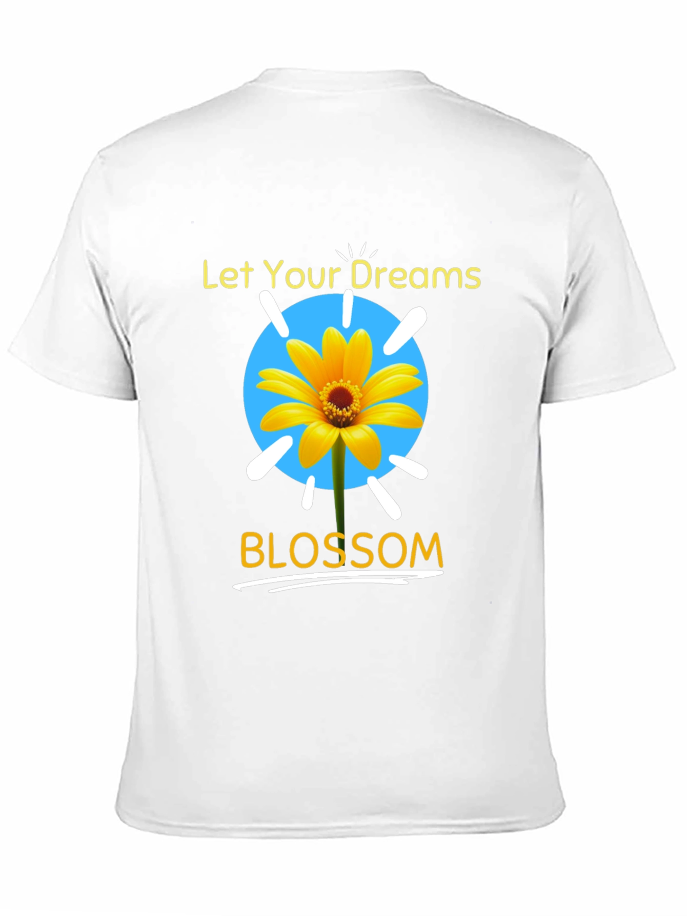 Dream Blossom Graphic Tee - Black Unisex T-Shirt