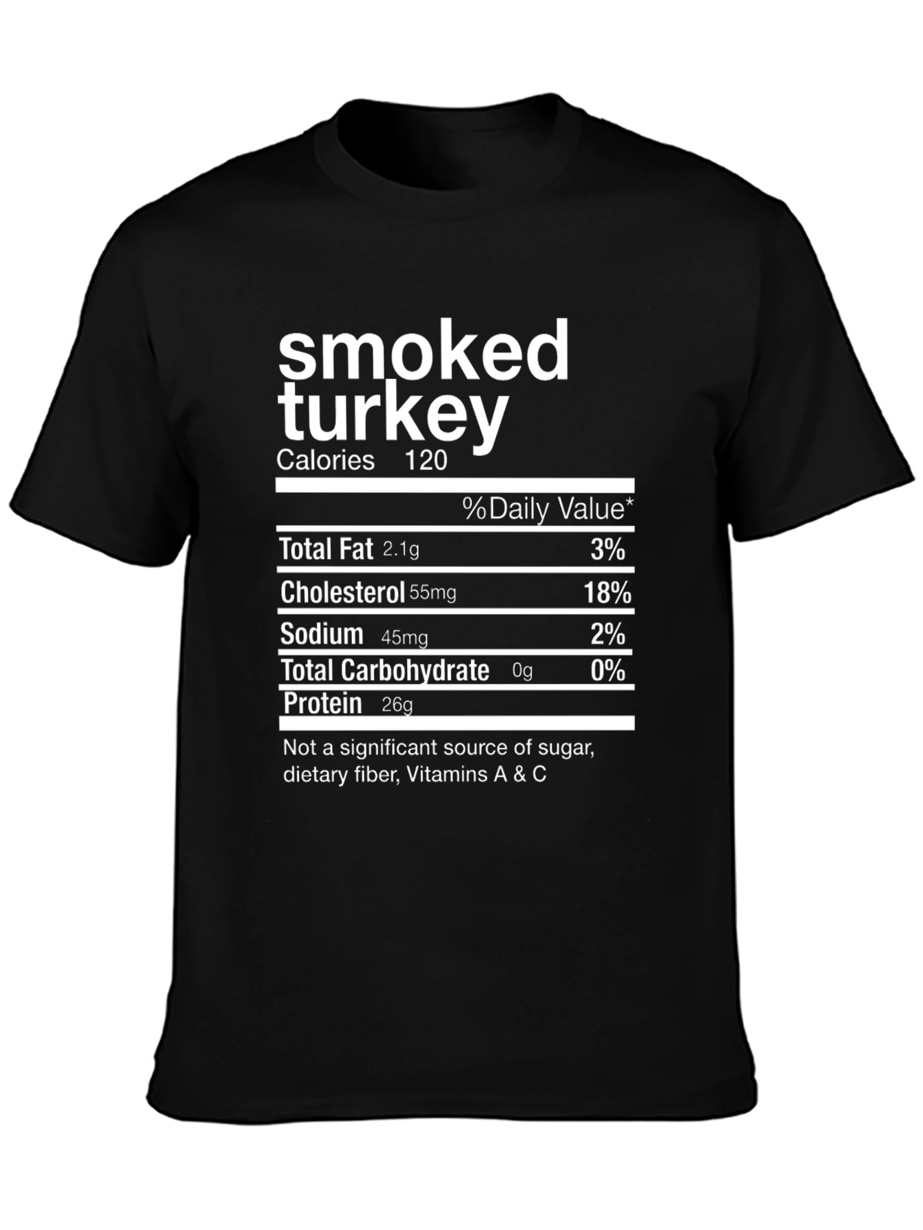 Smoked Turkey Nutrition Facts Novelty T-Shirt