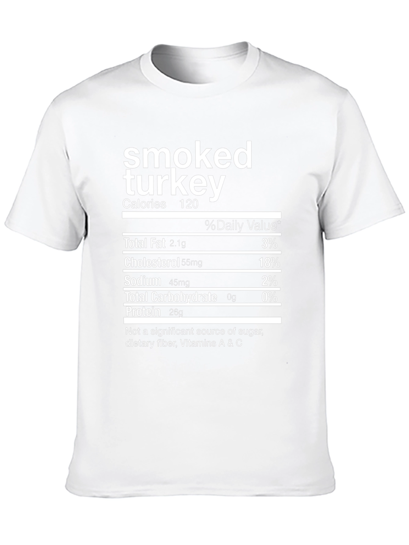 Smoked Turkey Nutrition Facts Novelty T-Shirt
