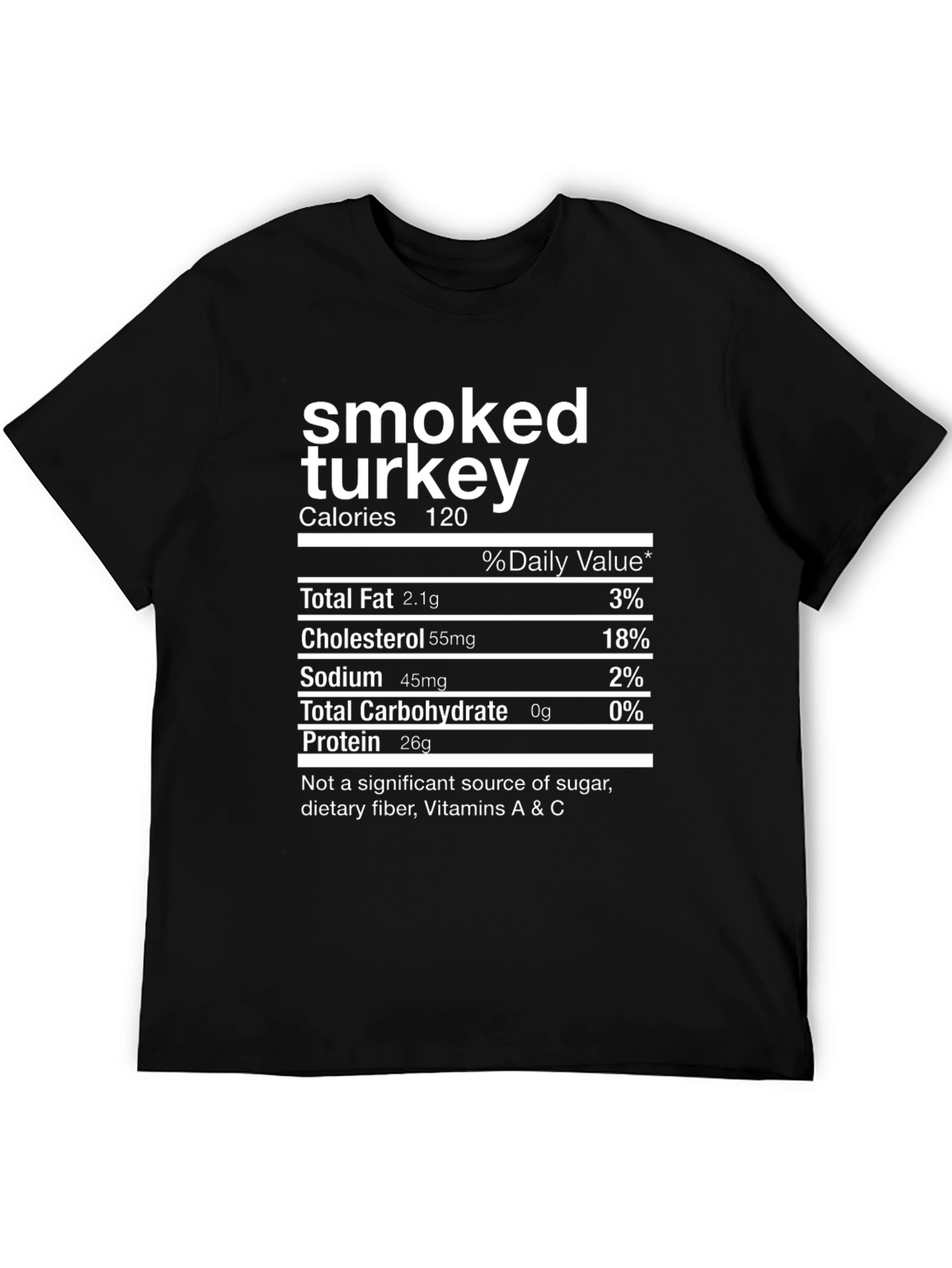 Smoked Turkey Nutrition Facts Novelty T-Shirt