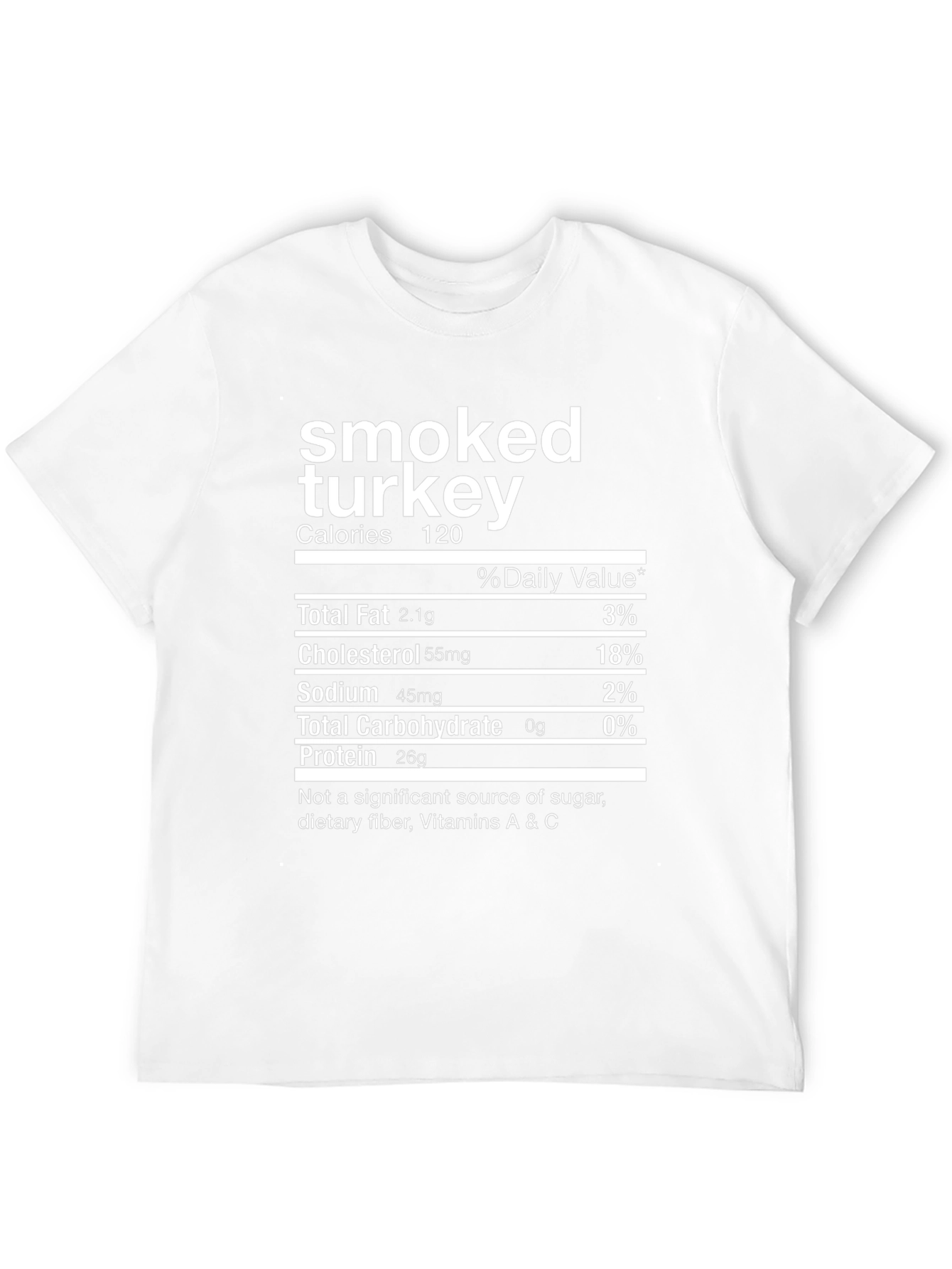 Smoked Turkey Nutrition Facts Novelty T-Shirt