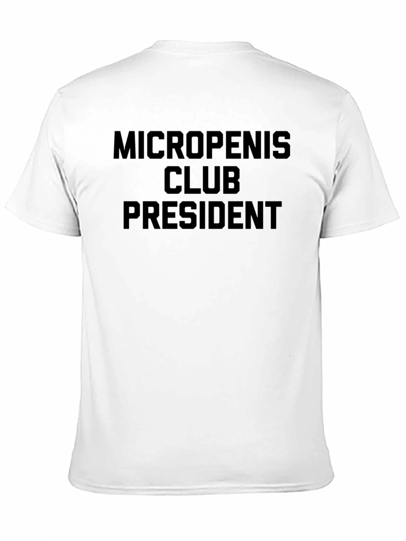 Micropenis Club President Black T-Shirt