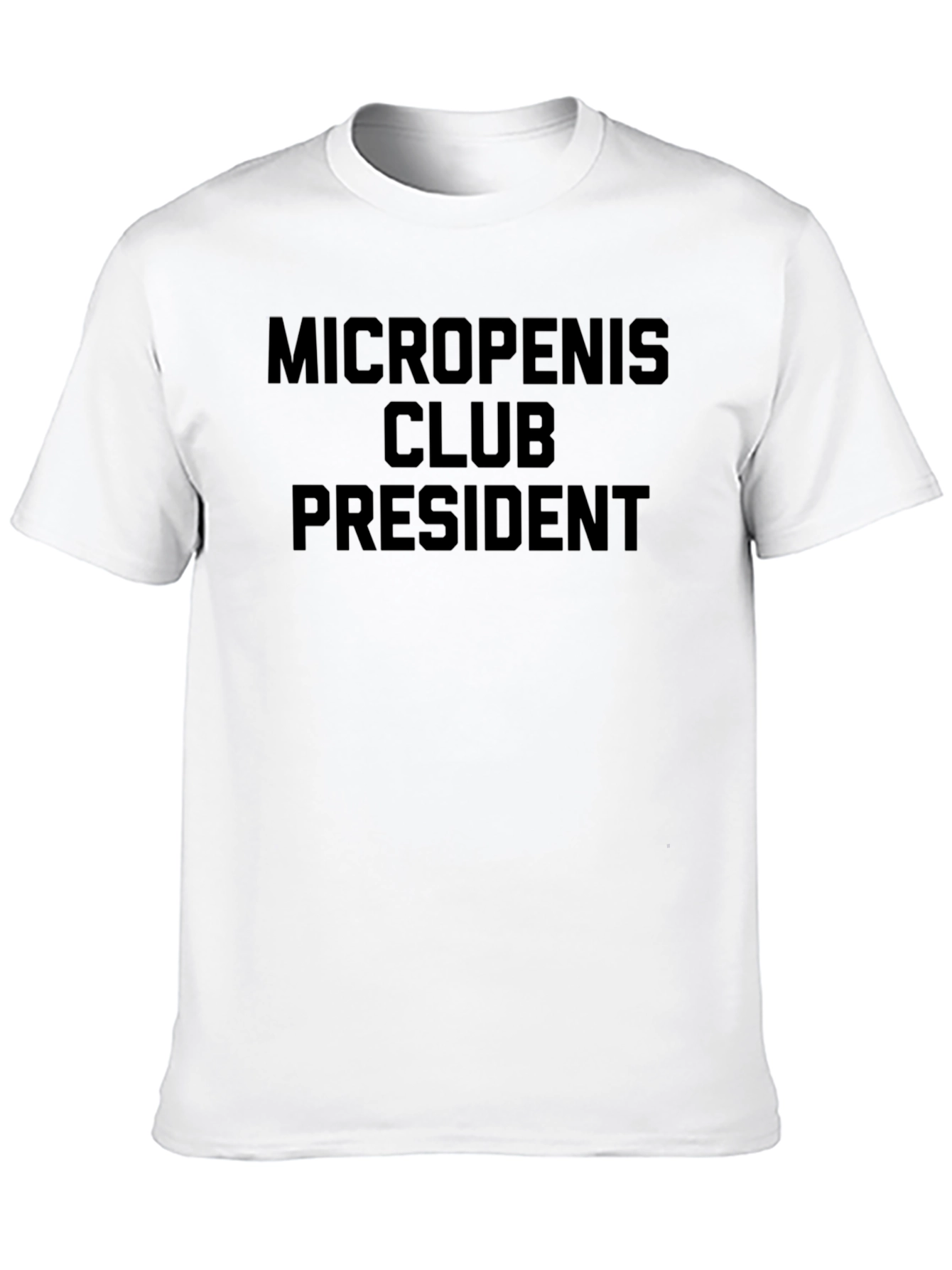 Micropenis Club President Black T-Shirt