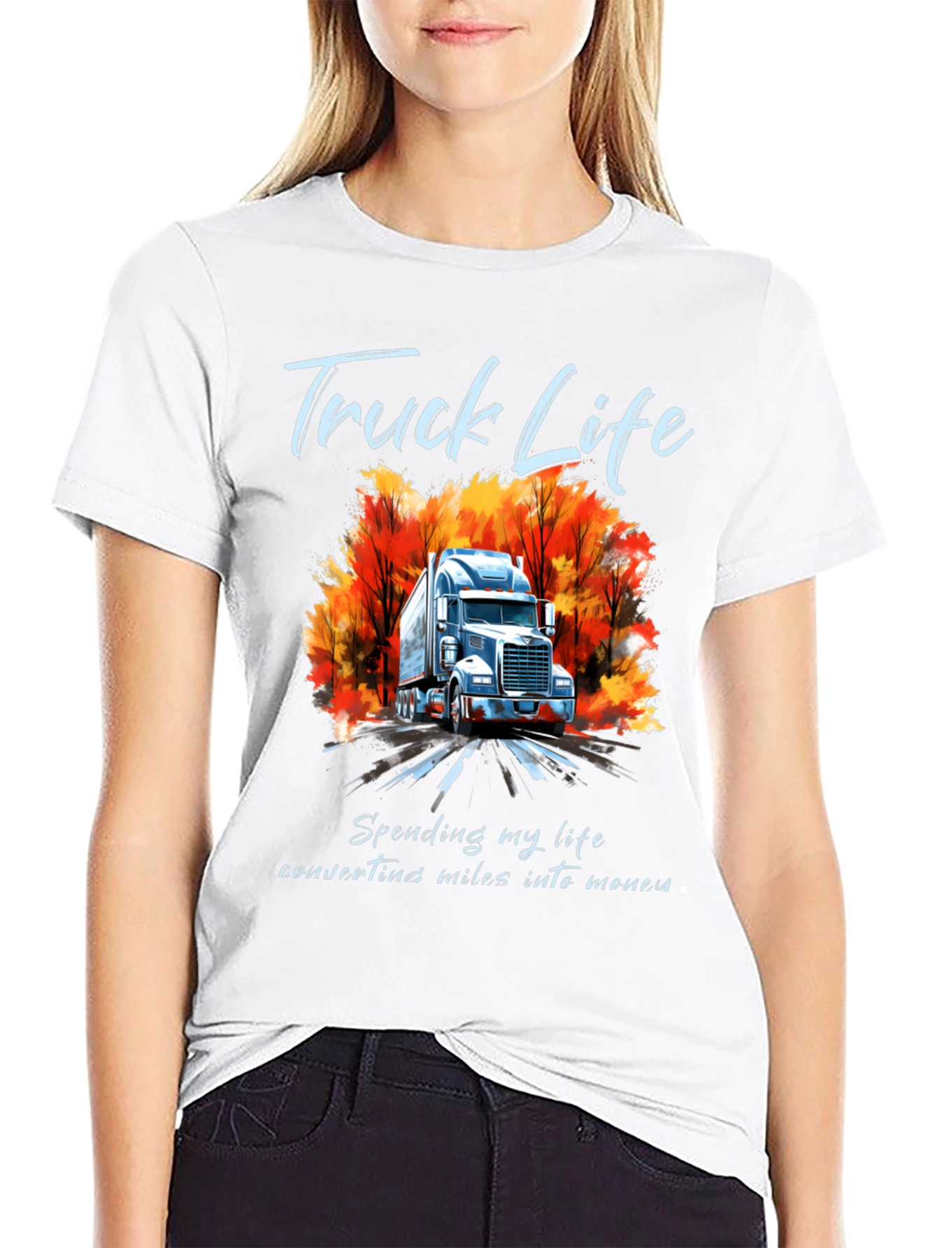 Truck Life Graphic Tee - Mens Black T-Shirt