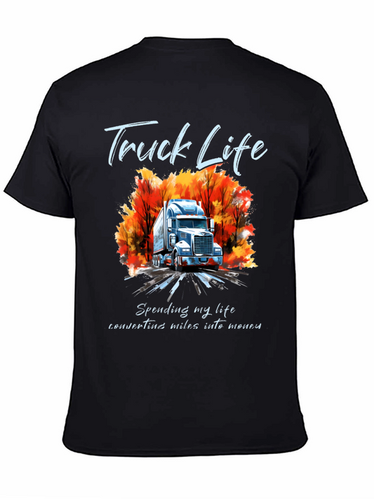 Truck Life Graphic Tee - Mens Black T-Shirt