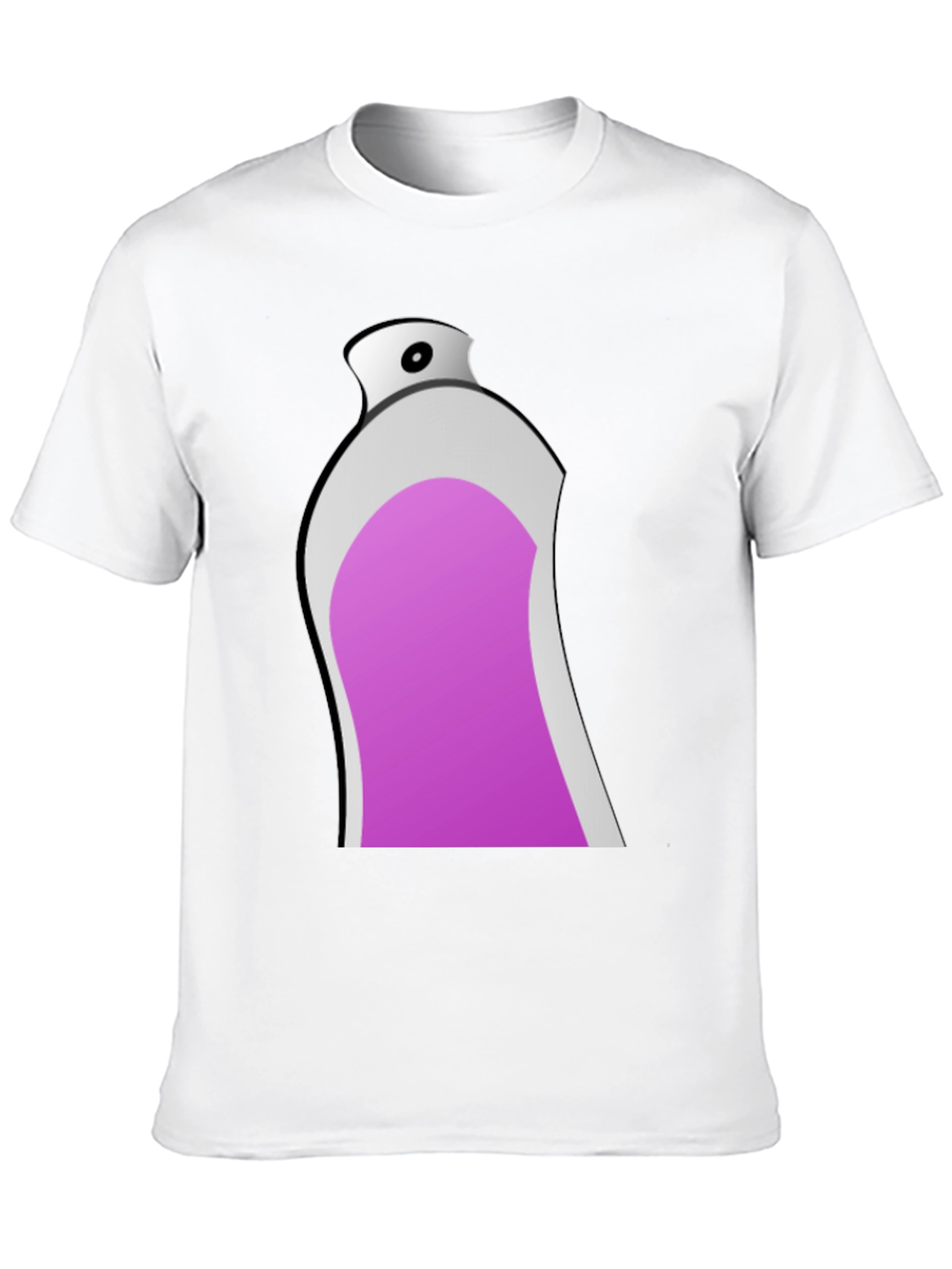 Spray Paint Graphic Tee - Black