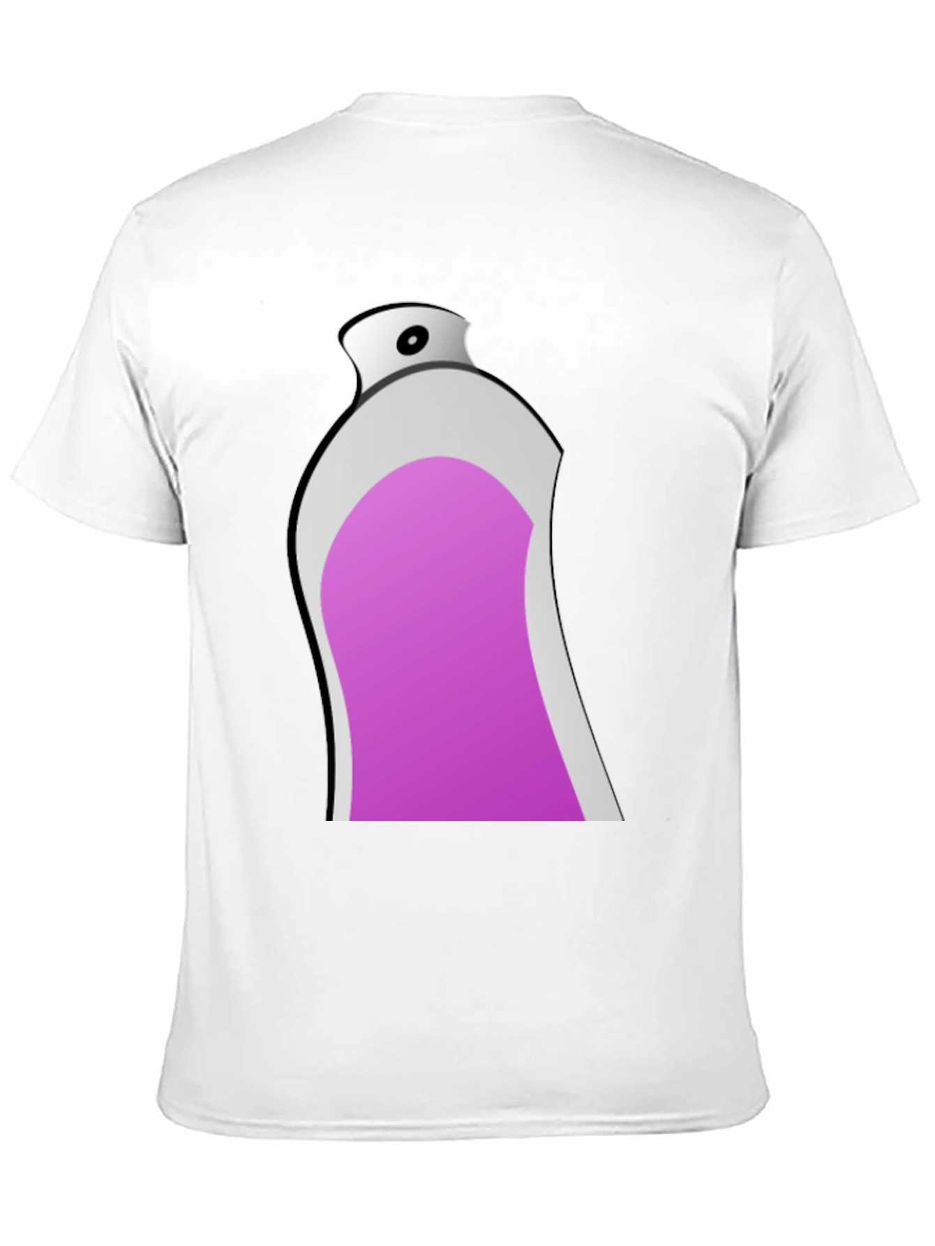 Spray Paint Graphic Tee - Black
