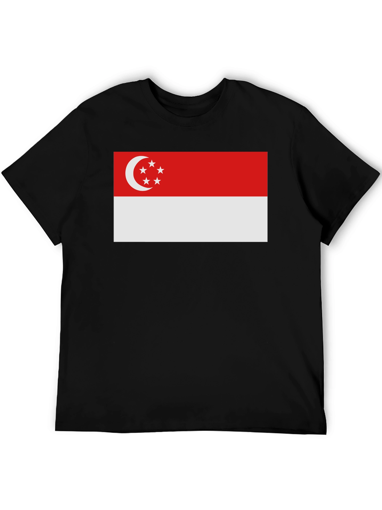 Singapore Flag Graphic T-Shirt