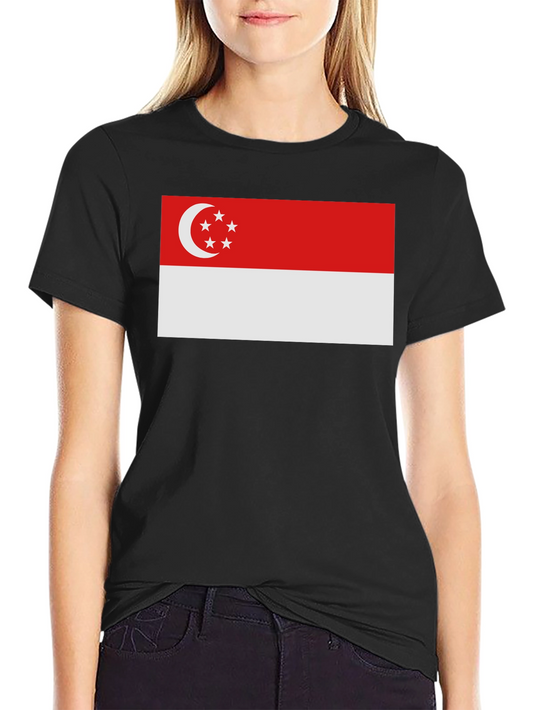 Singapore Flag Graphic T-Shirt