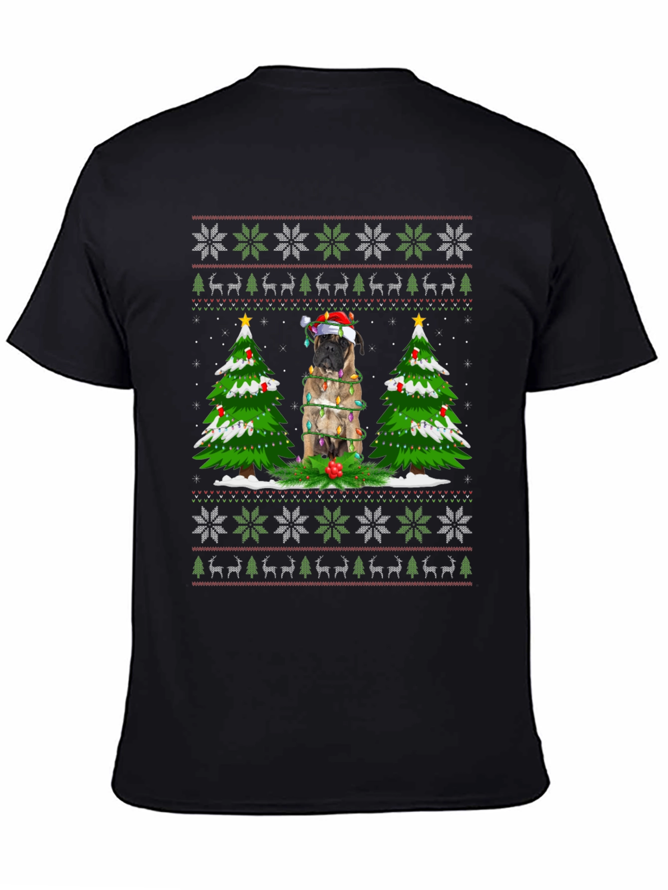 Christmas Dog Ugly Sweater T-Shirt