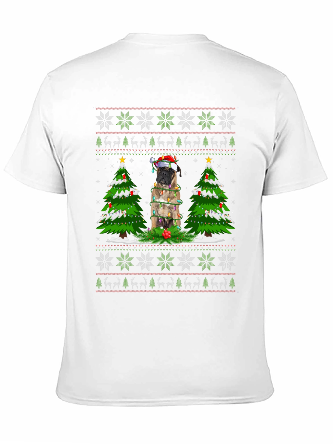 Christmas Dog Ugly Sweater T-Shirt