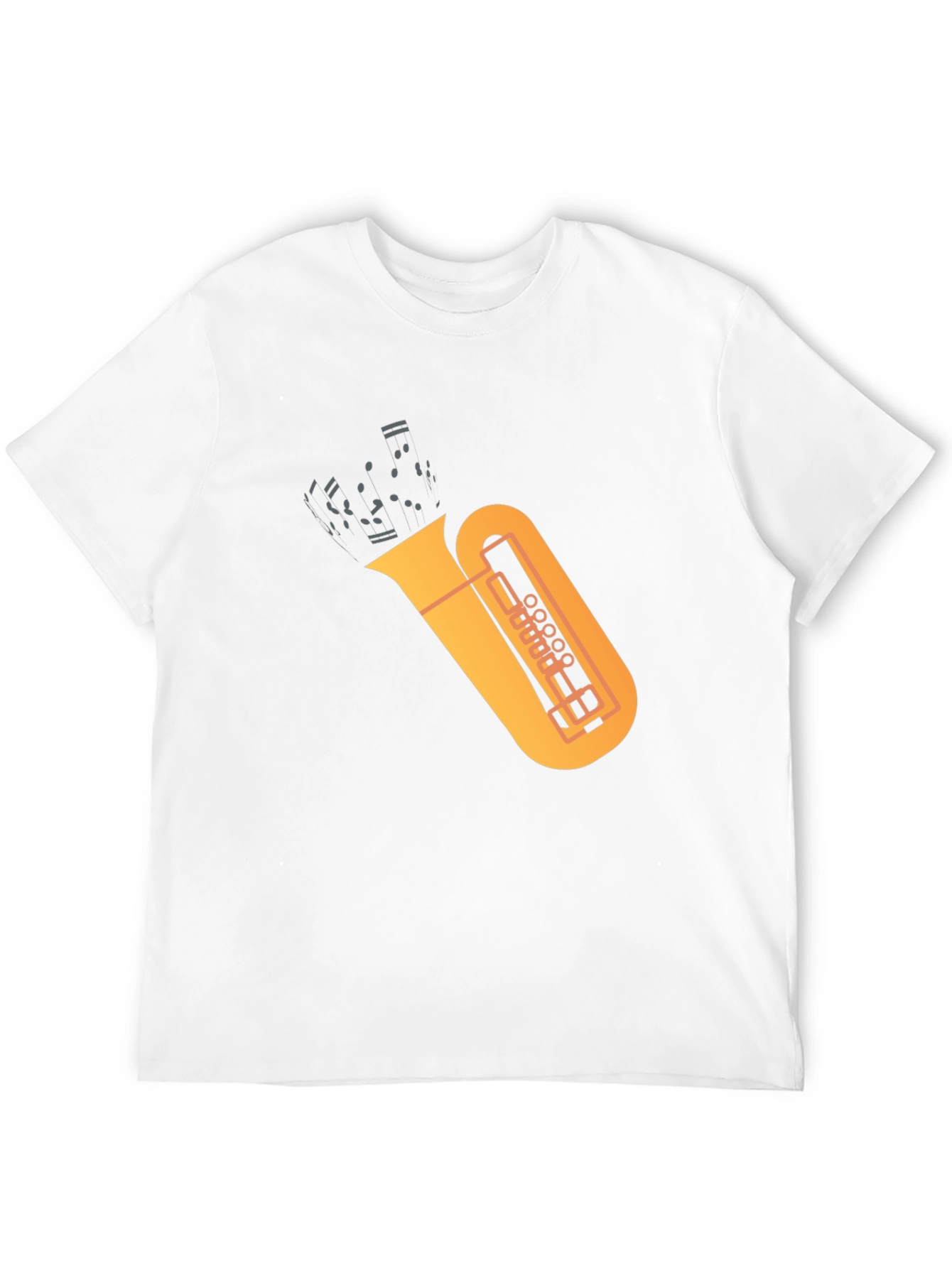 Tuba Graphic Tee - Music Lovers Black T-Shirt