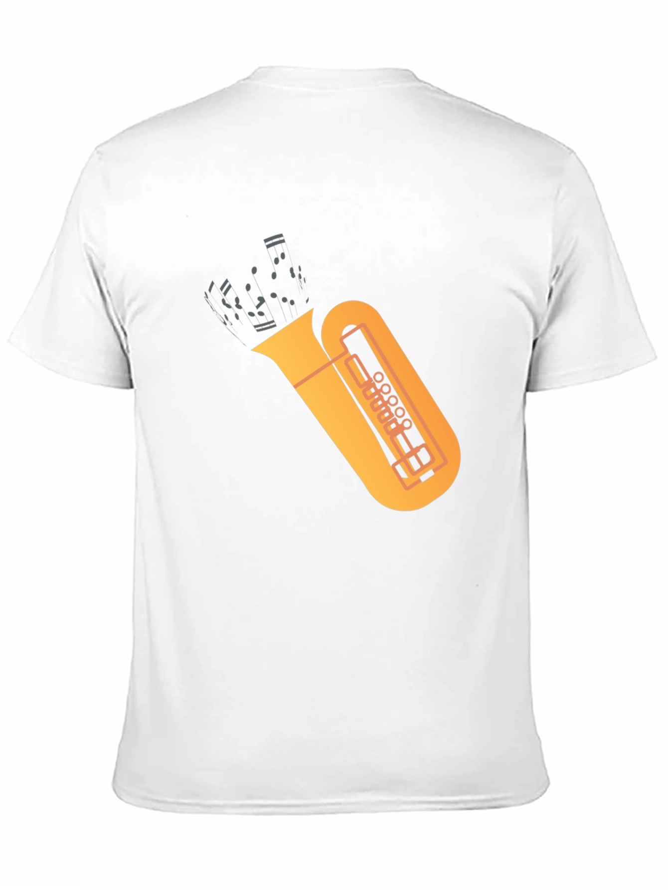 Tuba Graphic Tee - Music Lovers Black T-Shirt
