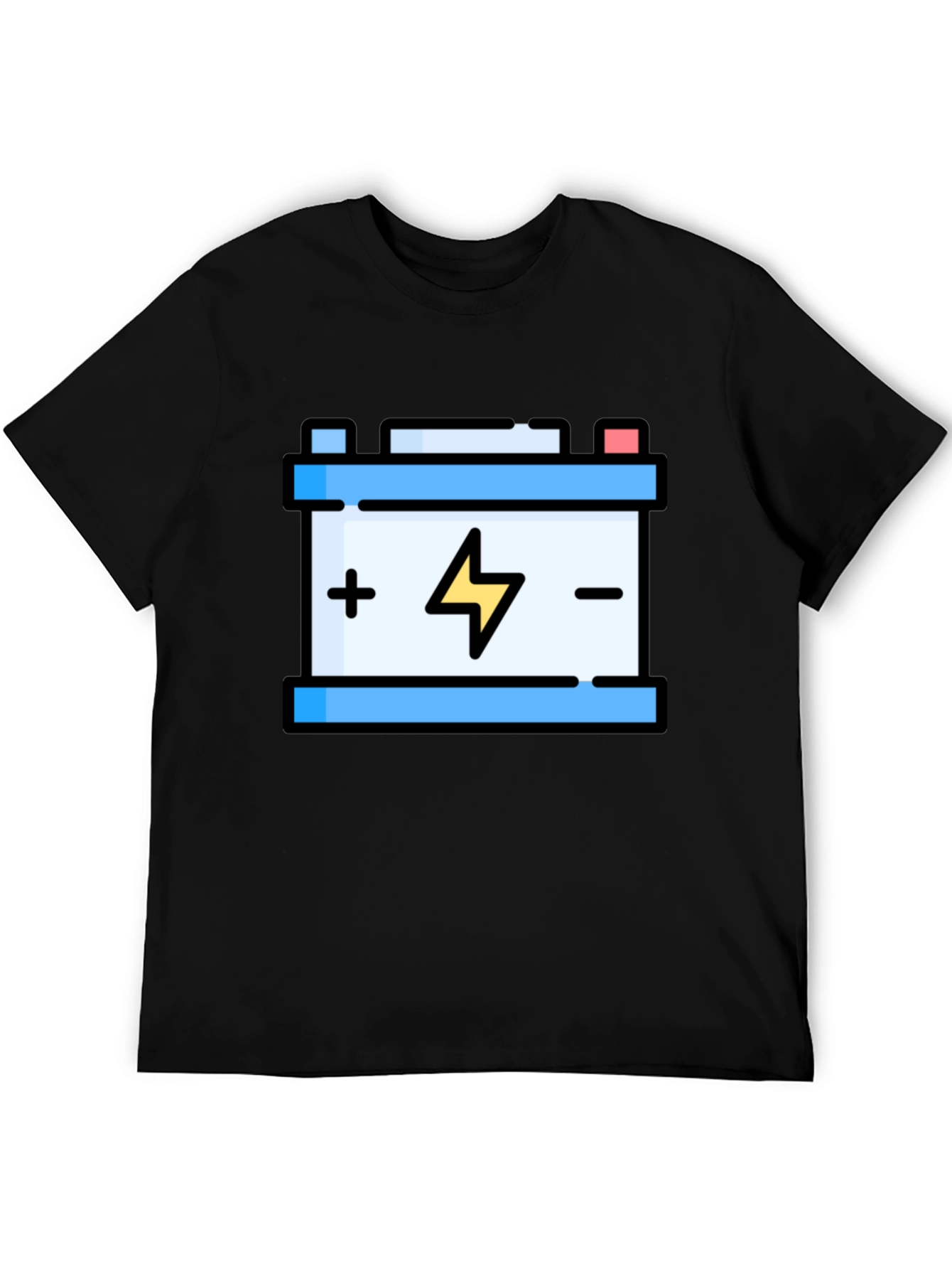 Battery Graphic Tee - Electric Energy Style