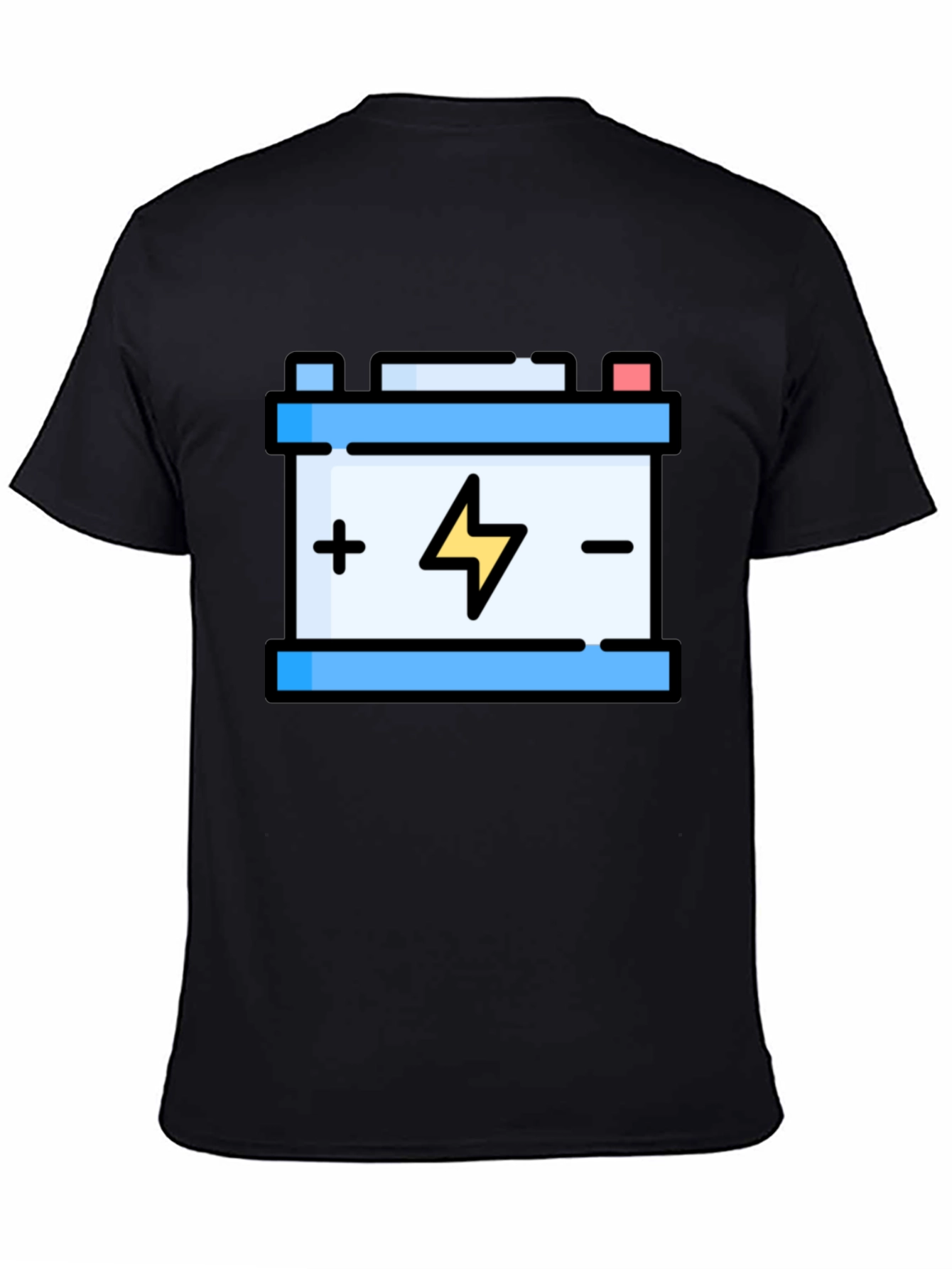 Battery Graphic Tee - Electric Energy Style