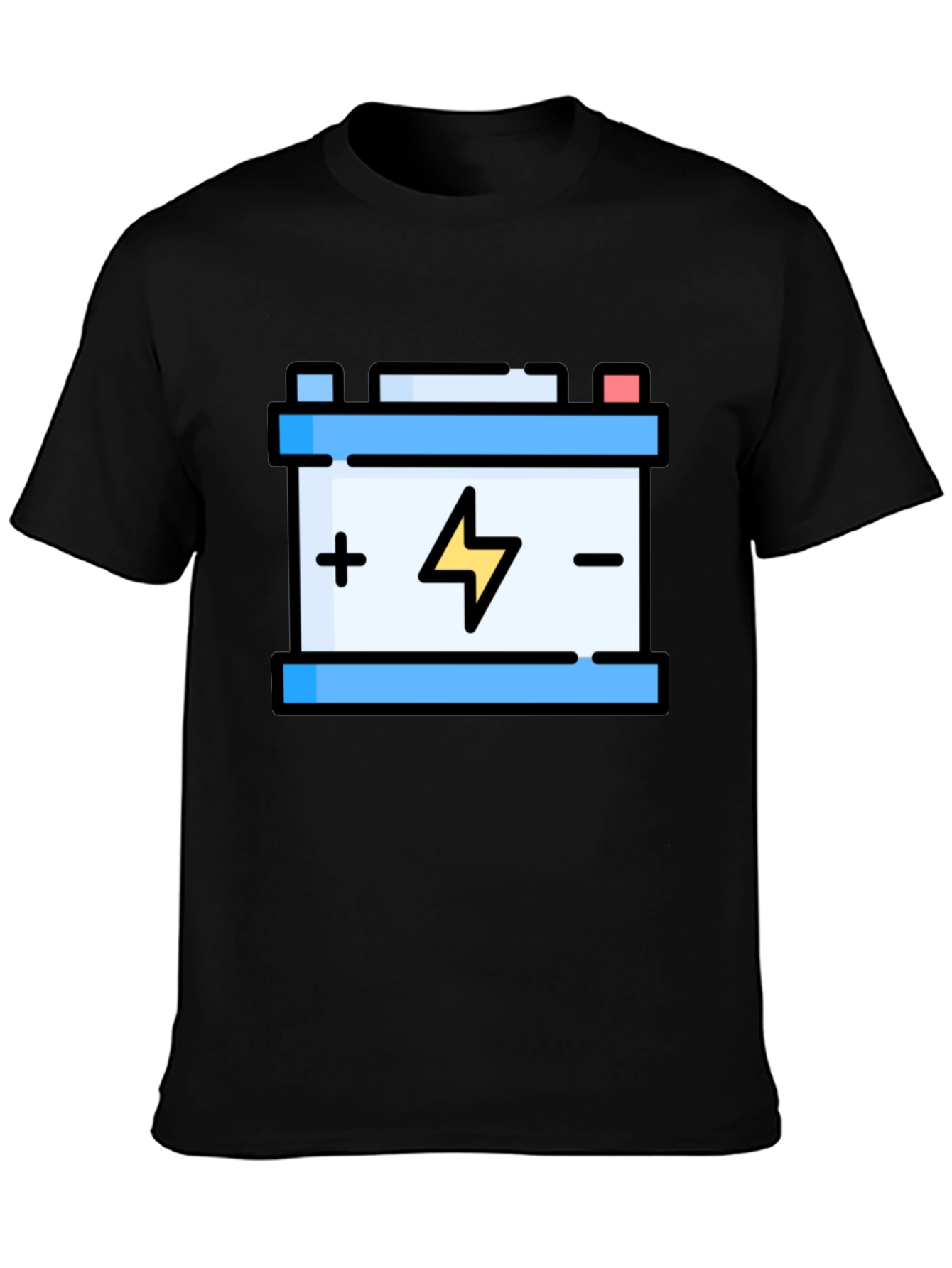 Battery Graphic Tee - Electric Energy Style