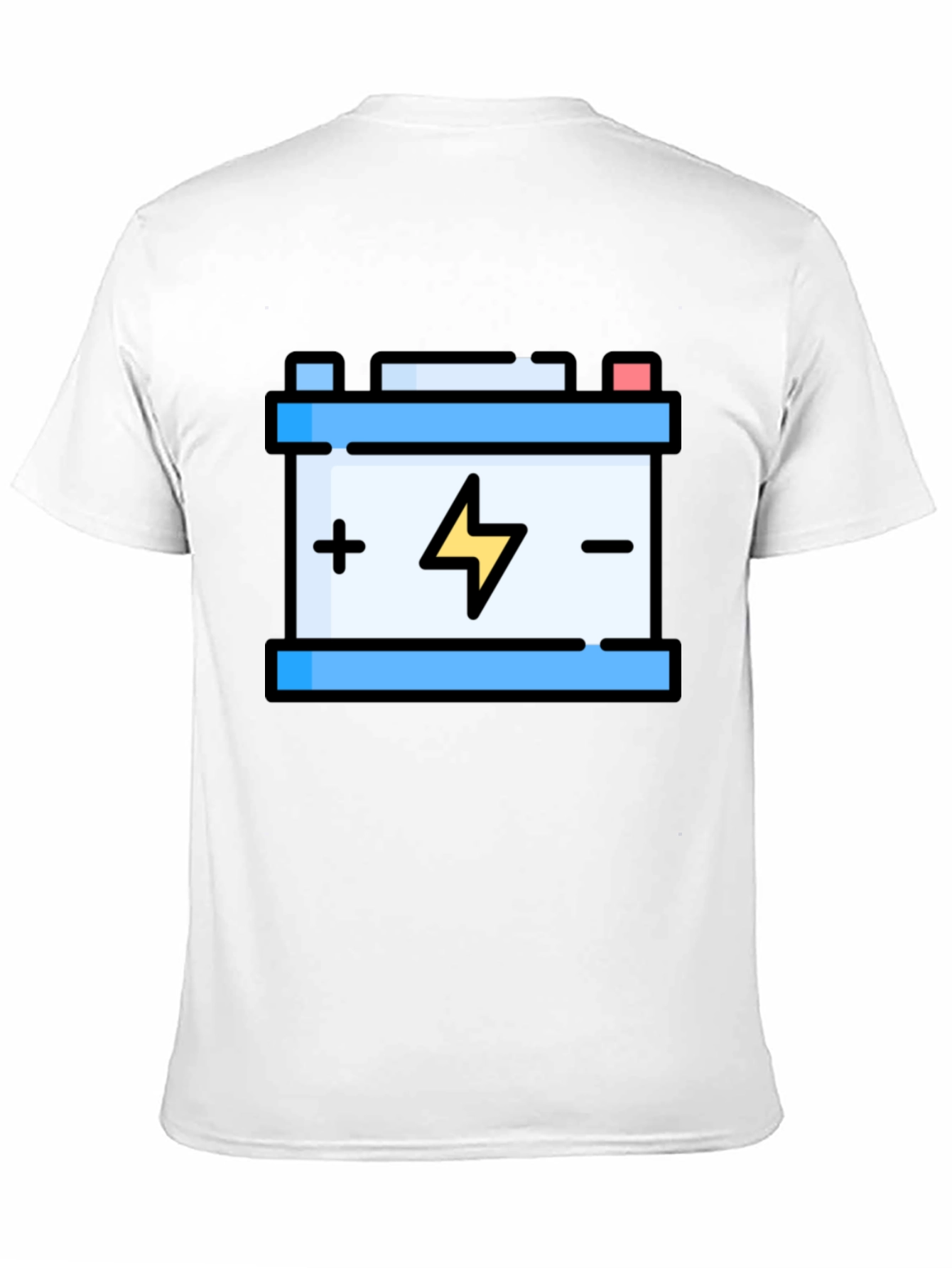 Battery Graphic Tee - Electric Energy Style