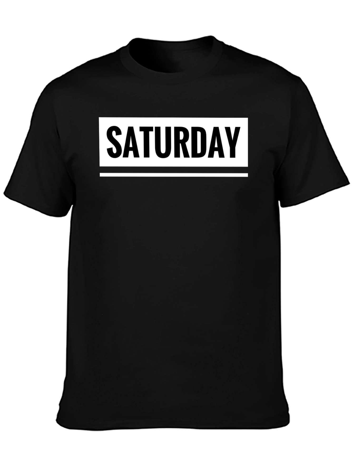 Saturday Graphic T-Shirt - Casual Weekend Wear