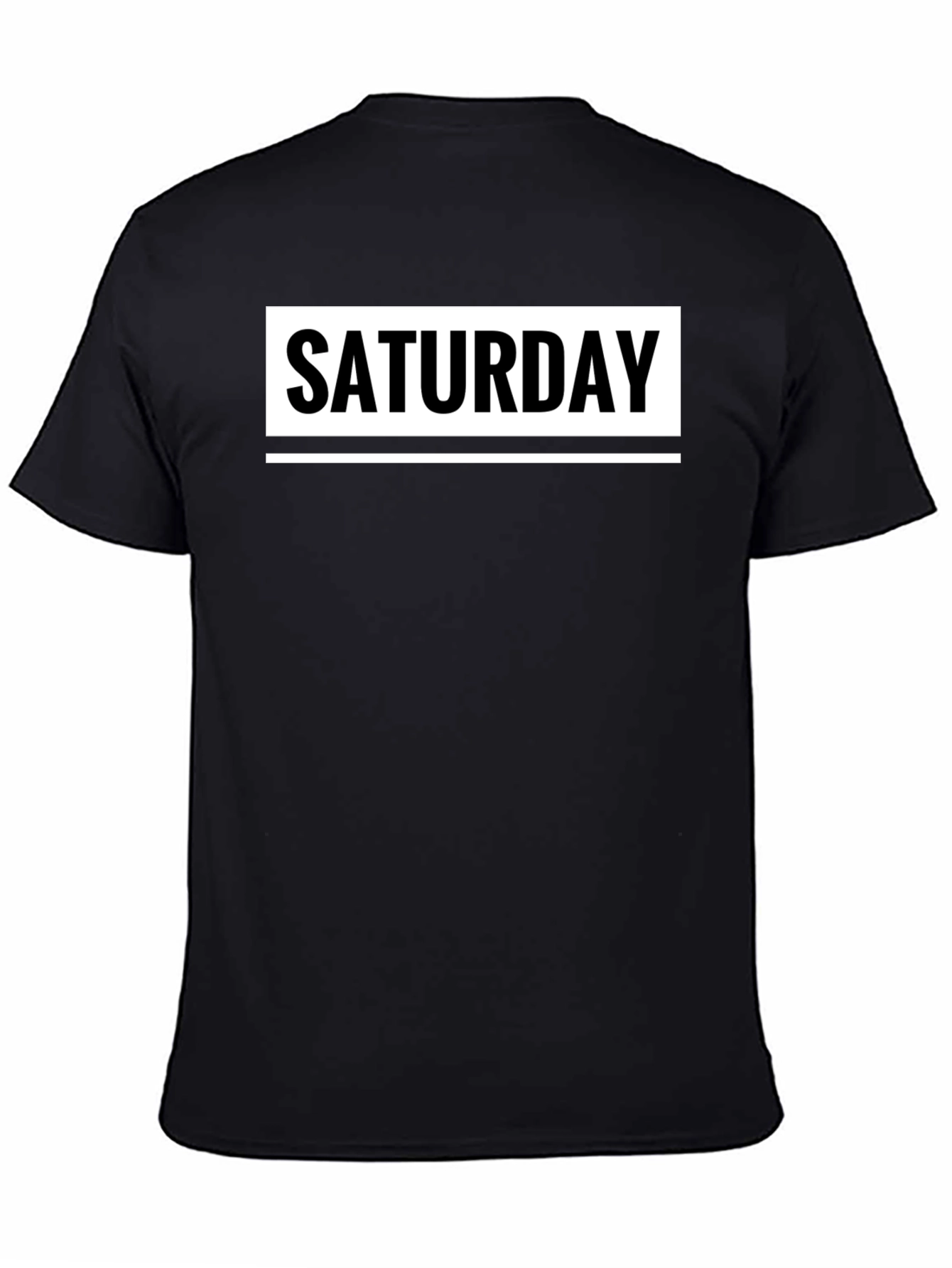 Saturday Graphic T-Shirt - Casual Weekend Wear