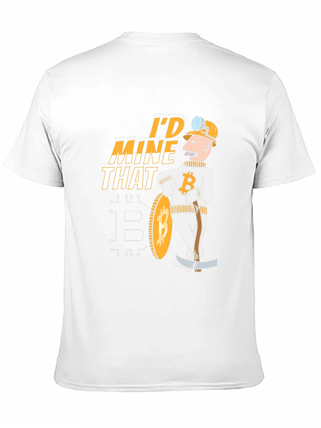 Id Mine That Bitcoin Miner Graphic Tee - Black