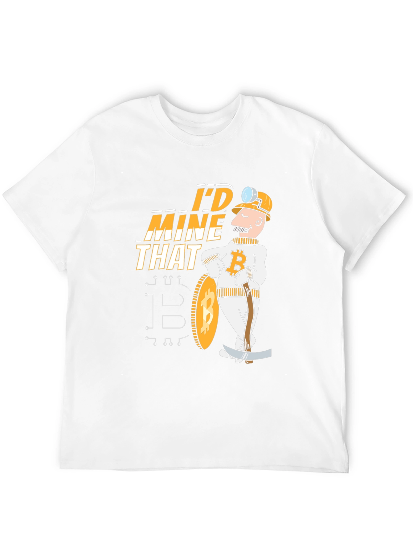 Id Mine That Bitcoin Miner Graphic Tee - Black