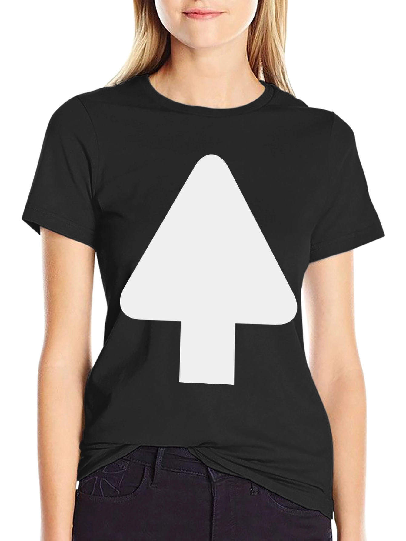 Up Arrow Graphic T-Shirt - Casual Wear