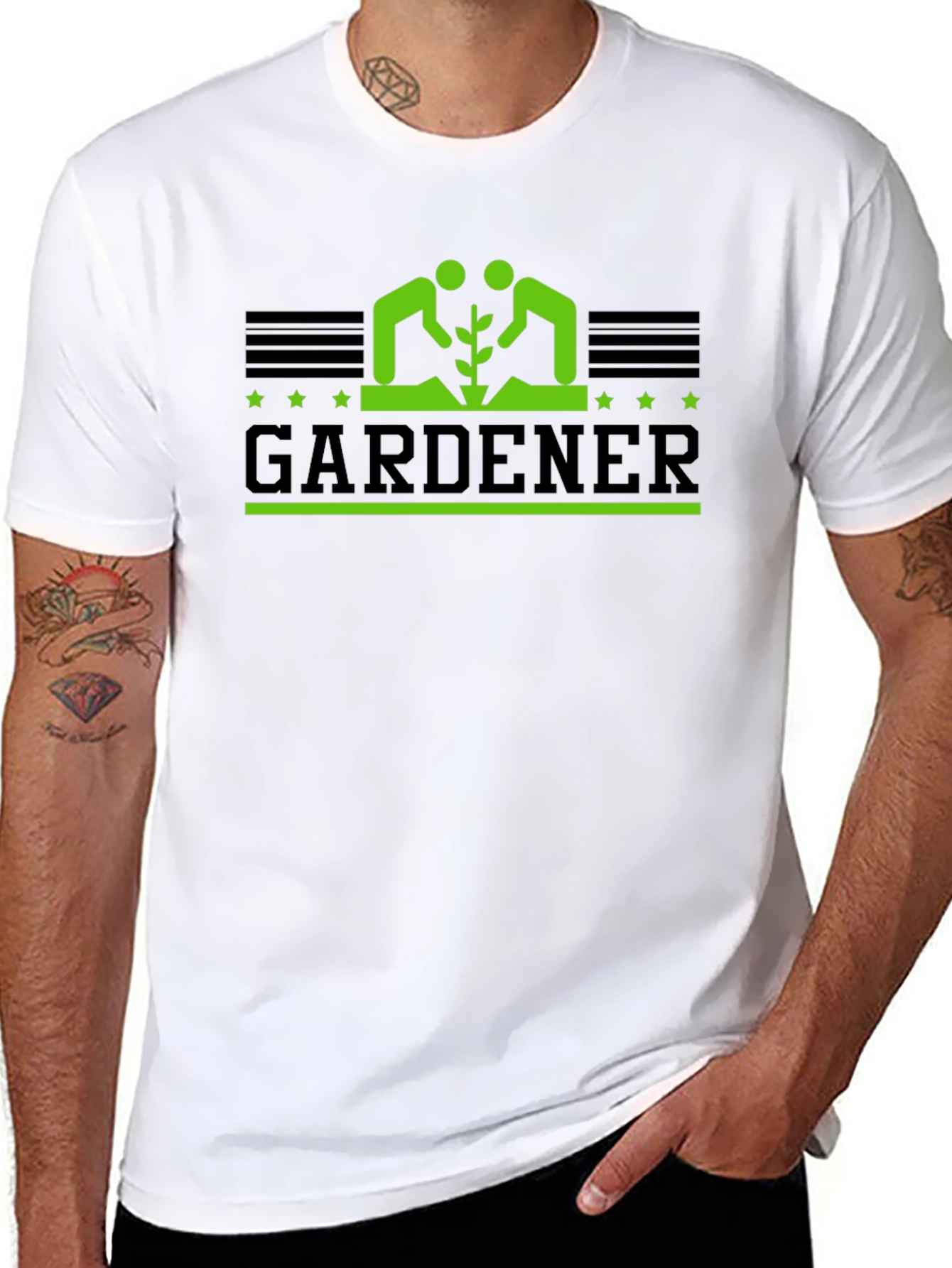 Gardener Graphic T-Shirt - Black