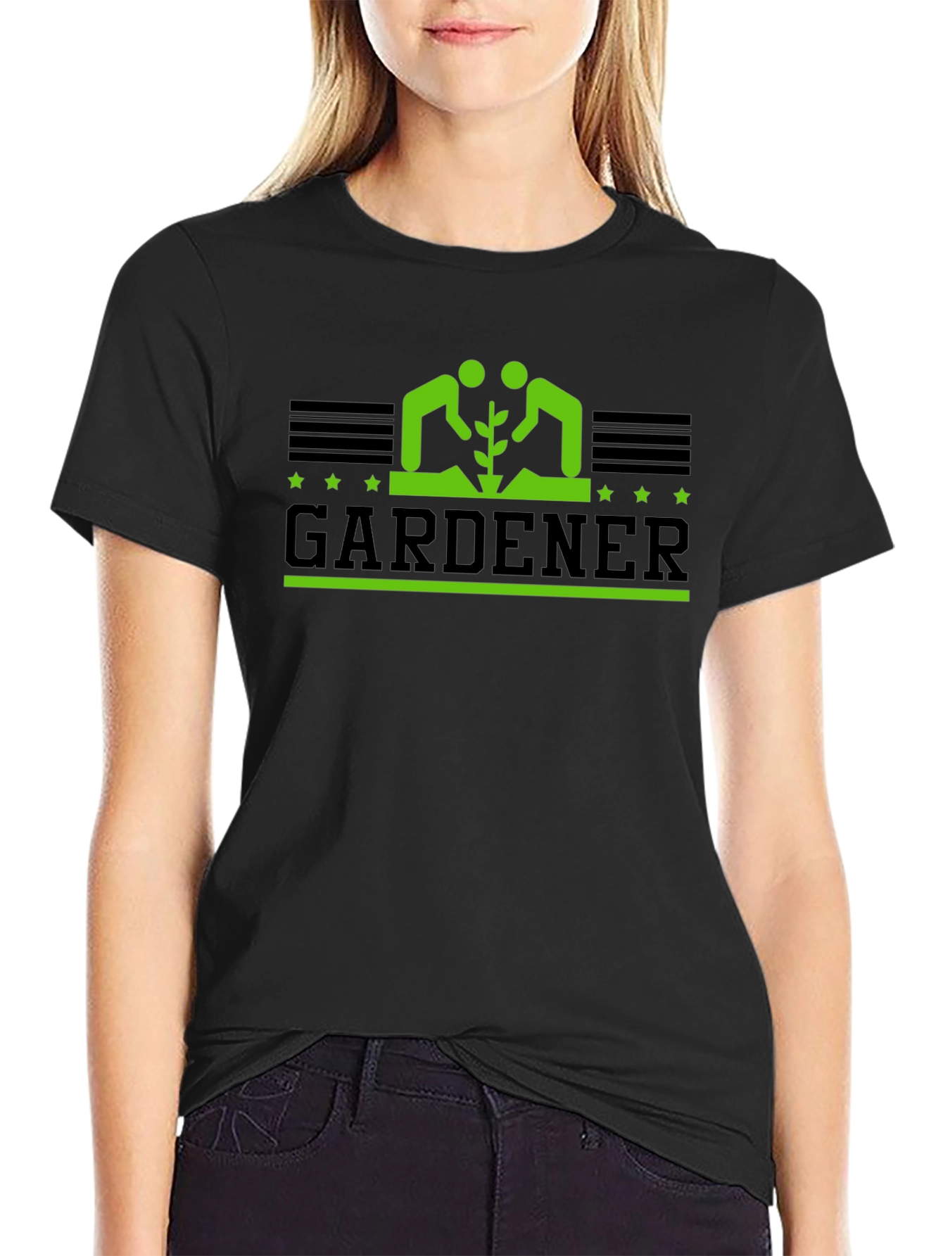 Gardener Graphic T-Shirt - Black