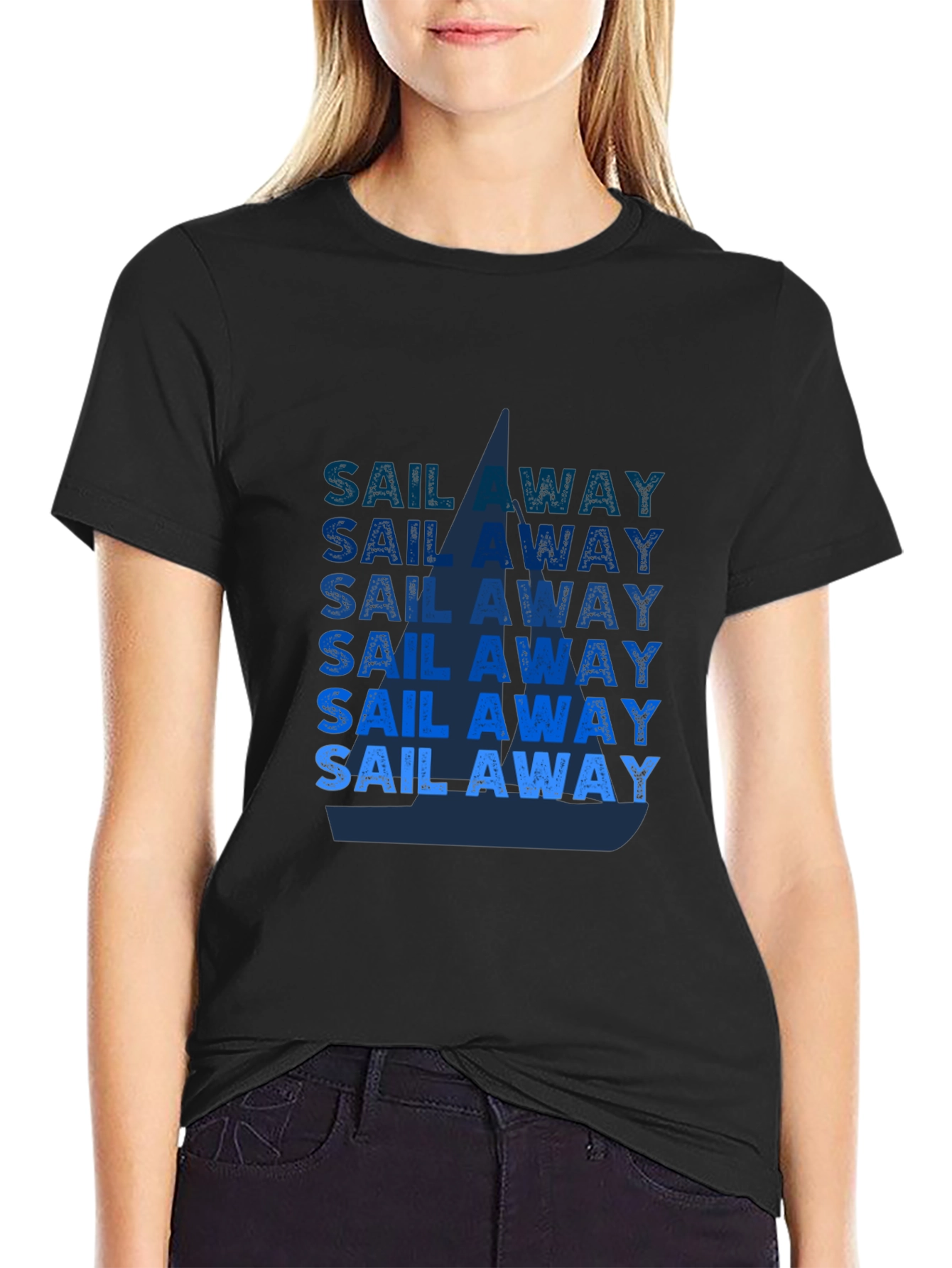 Sail Away T-Shirt - Nautical Graphic Tee